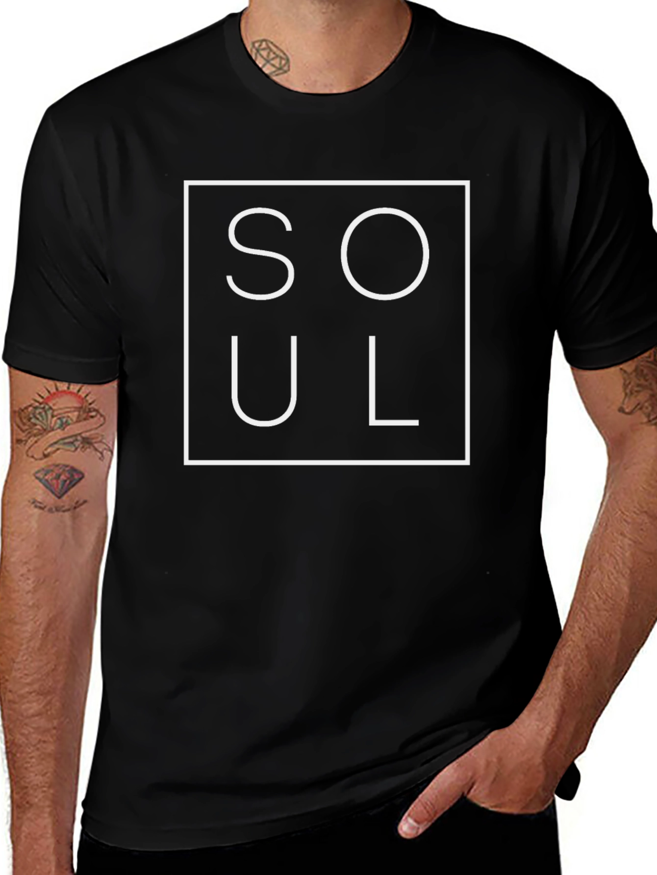 Soul Graphic Black T-Shirt