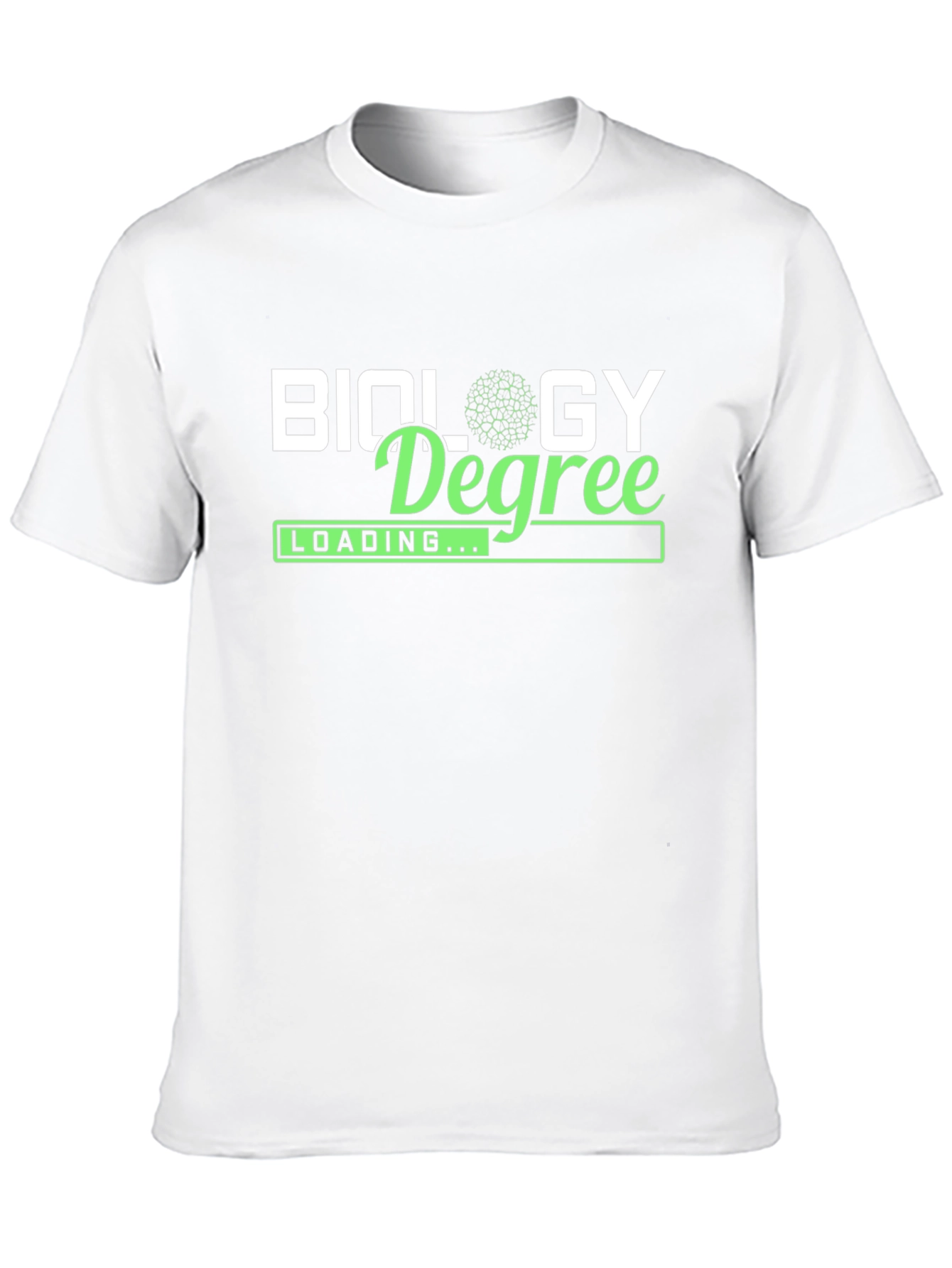 Biology Degree Loading Mens Black T-Shirt