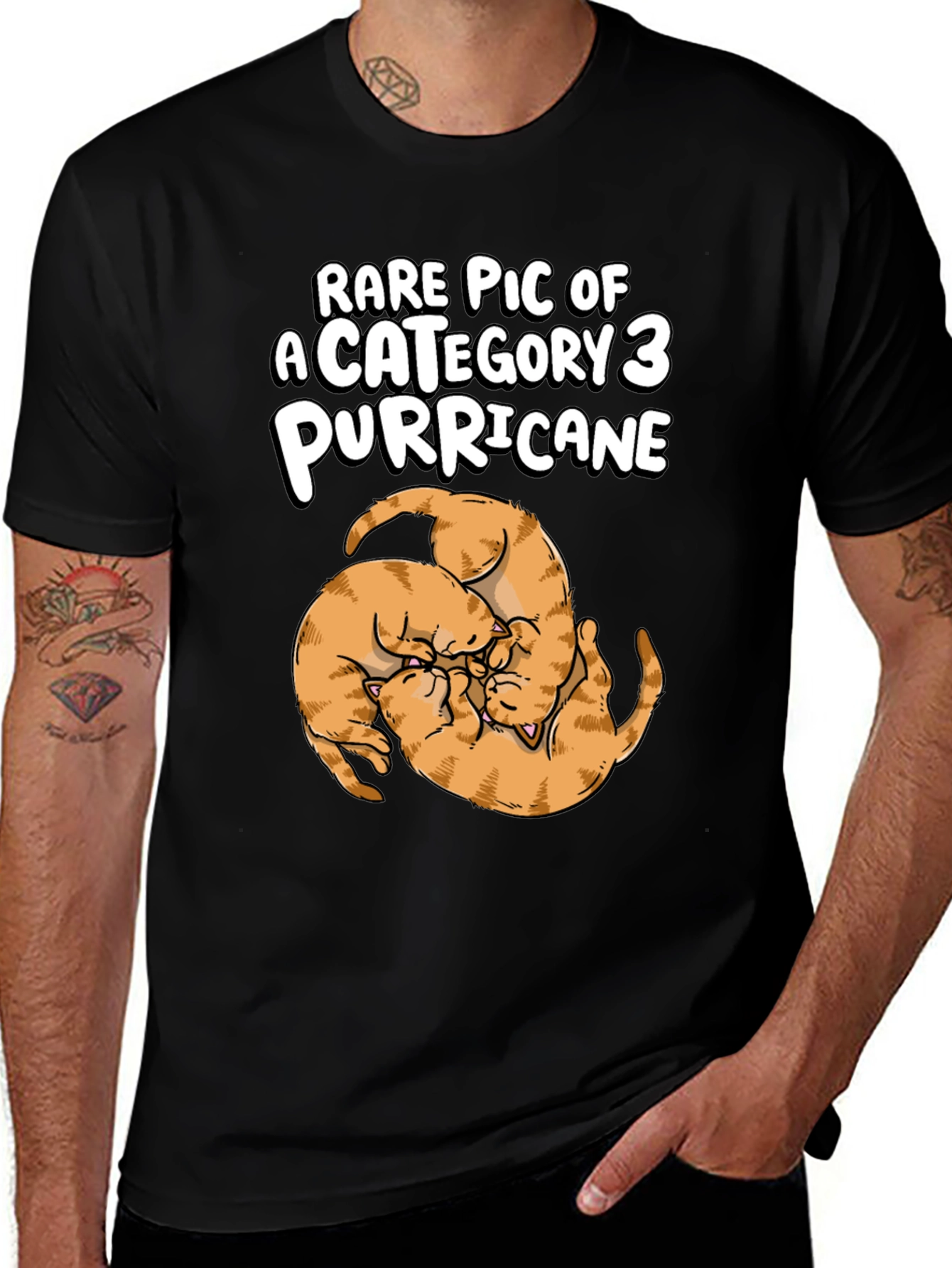 Rare Category 3 Purricane Cat T-Shirt