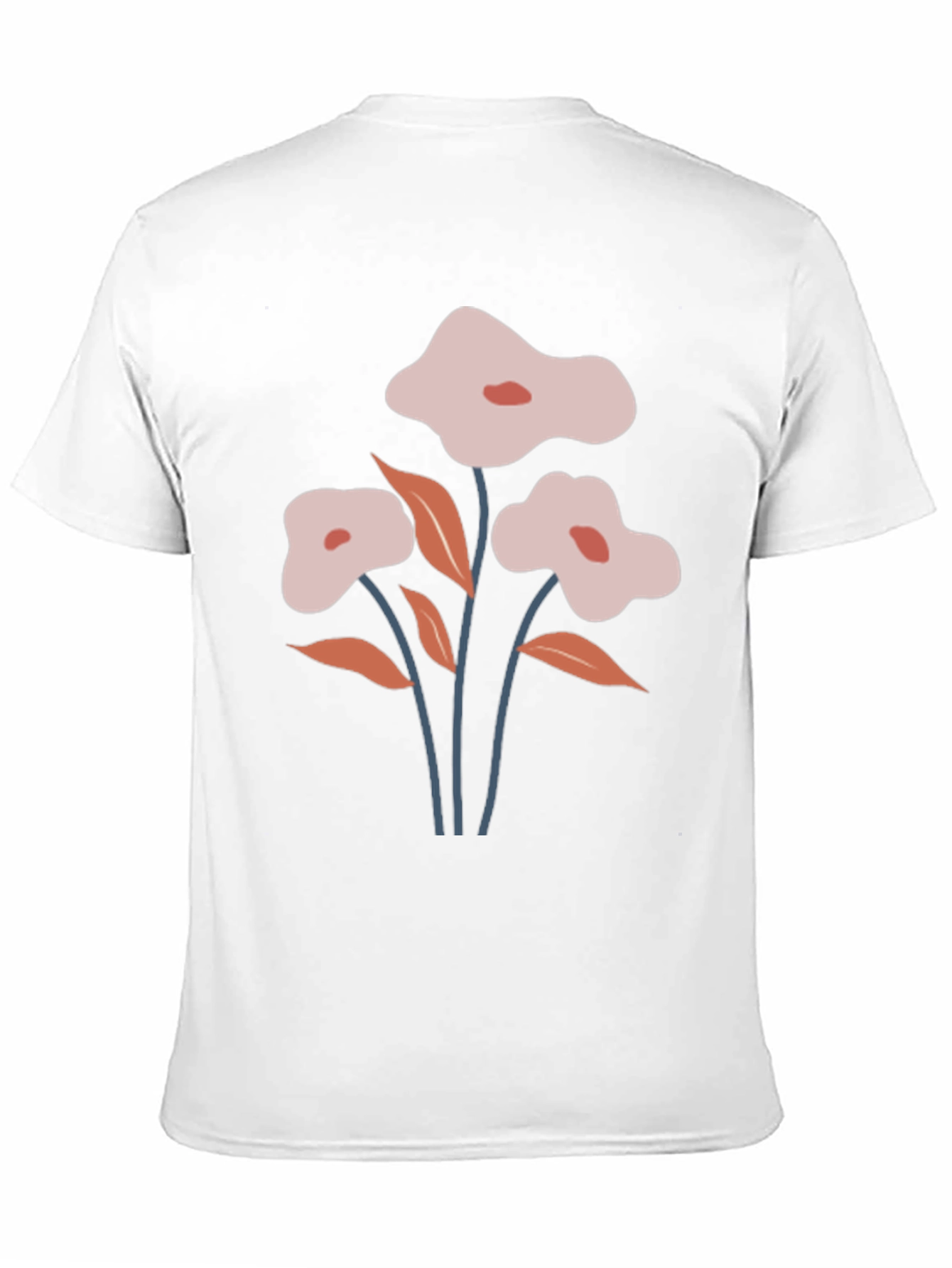 Floral Graphic Black T-Shirt