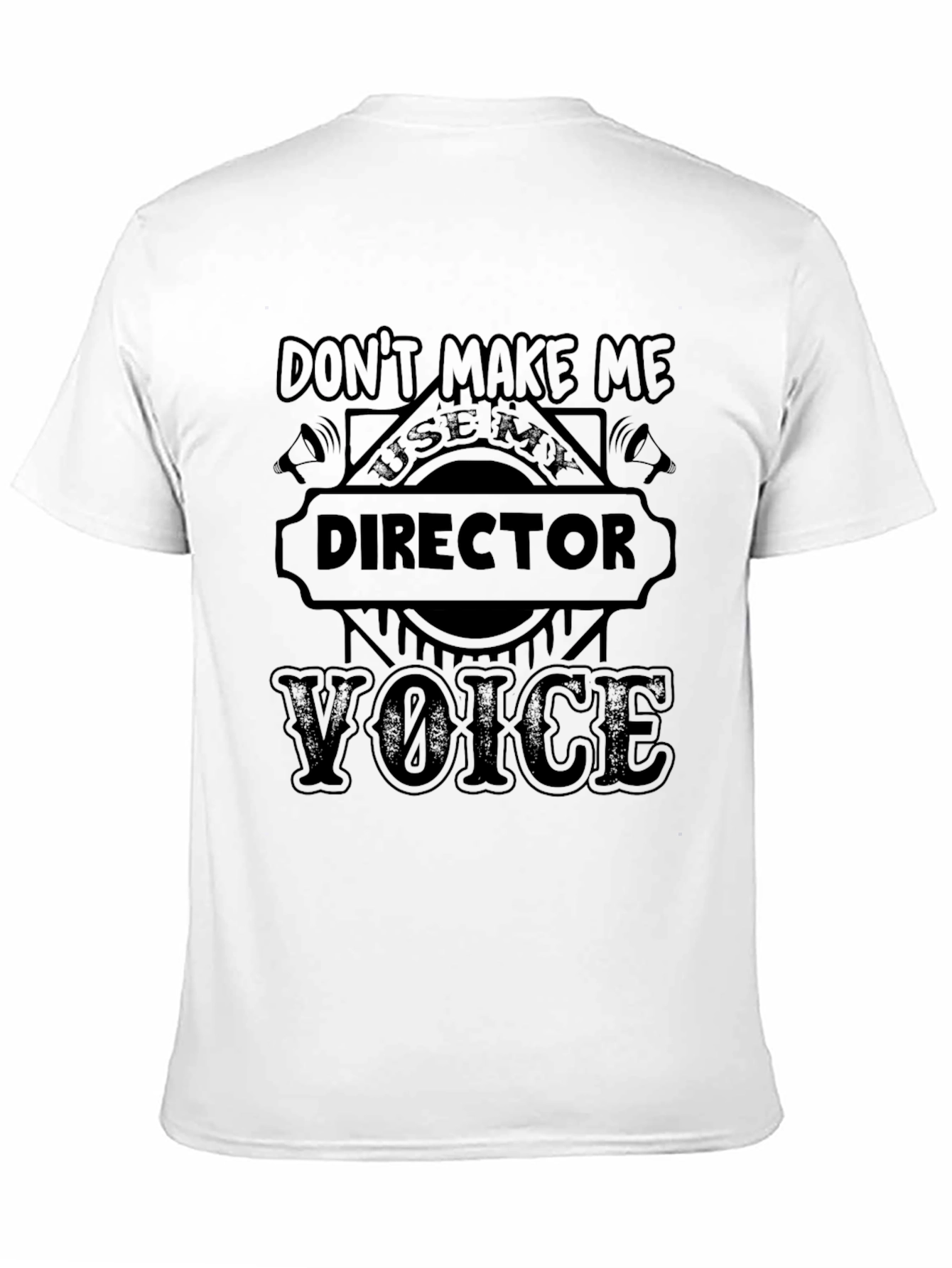 Director Voice T-Shirt: Funny Film Crew Tee