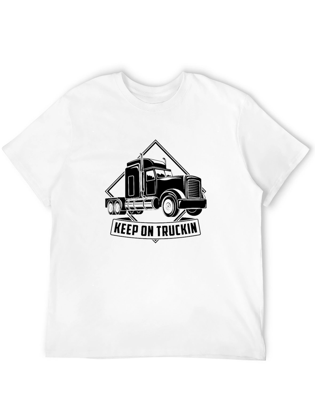 Keep On Truckin Black T-Shirt