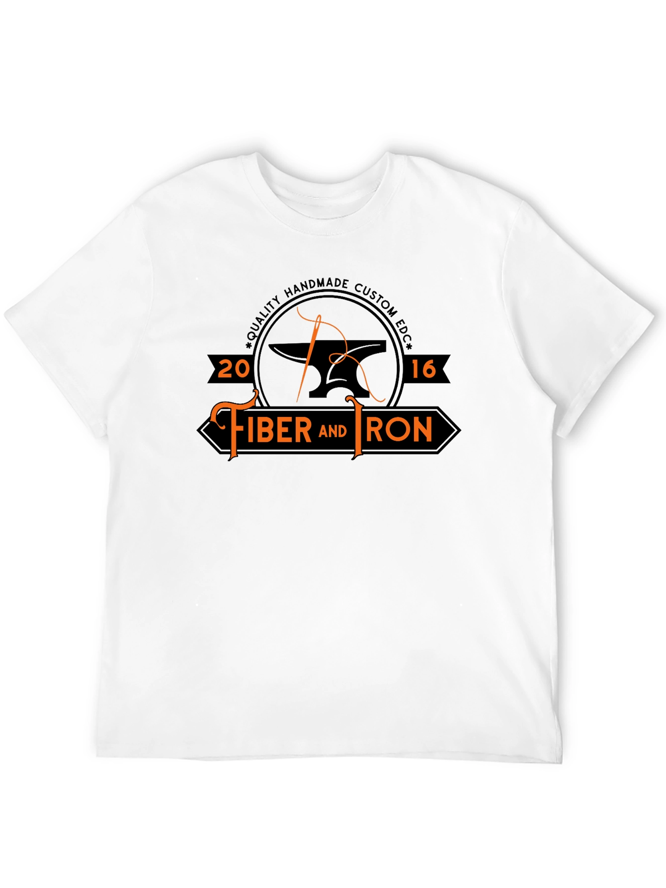 Fiber and Iron Black Graphic Tee