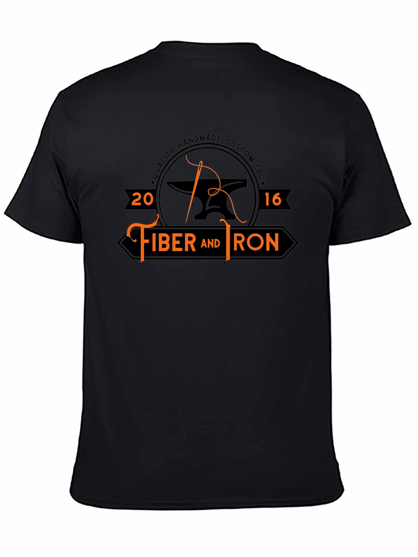 Fiber and Iron Black Graphic Tee
