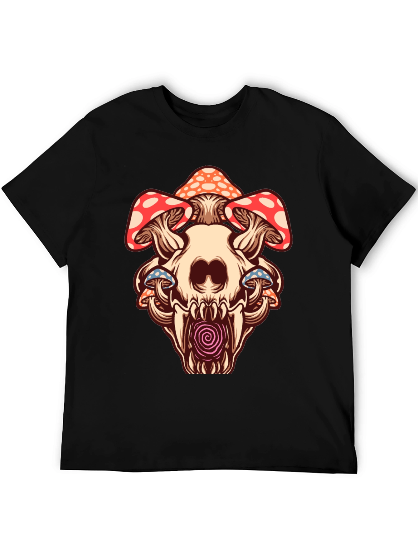 Skull Mushroom Graphic Tee