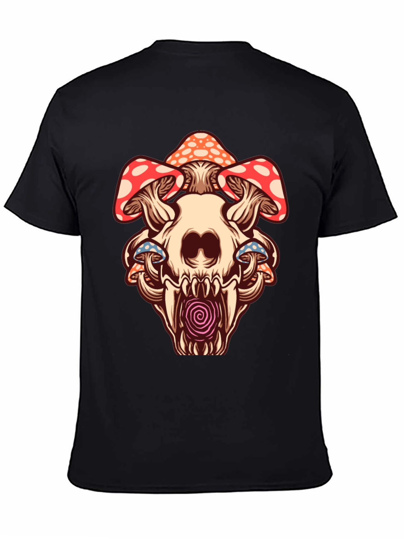 Skull Mushroom Graphic Tee