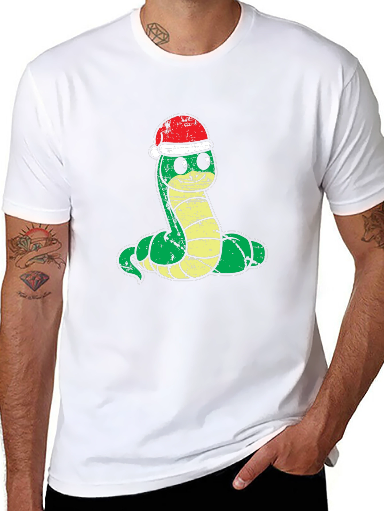 Festive Snake Graphic Tee