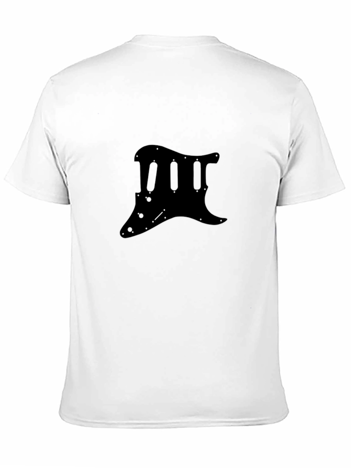Guitar Pickguard Graphic Tee - Black