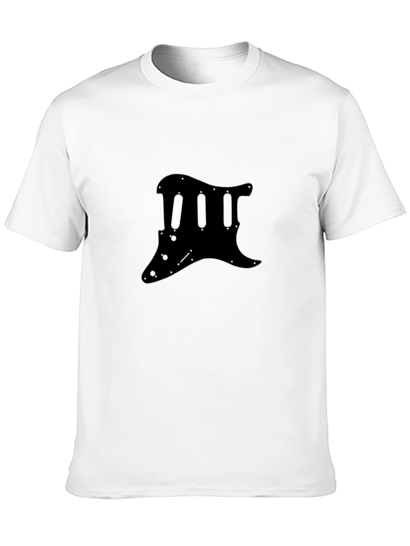 Guitar Pickguard Graphic Tee - Black