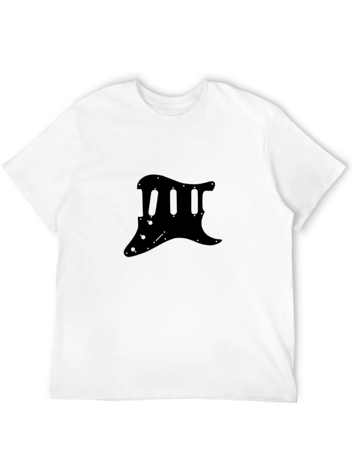 Guitar Pickguard Graphic Tee - Black