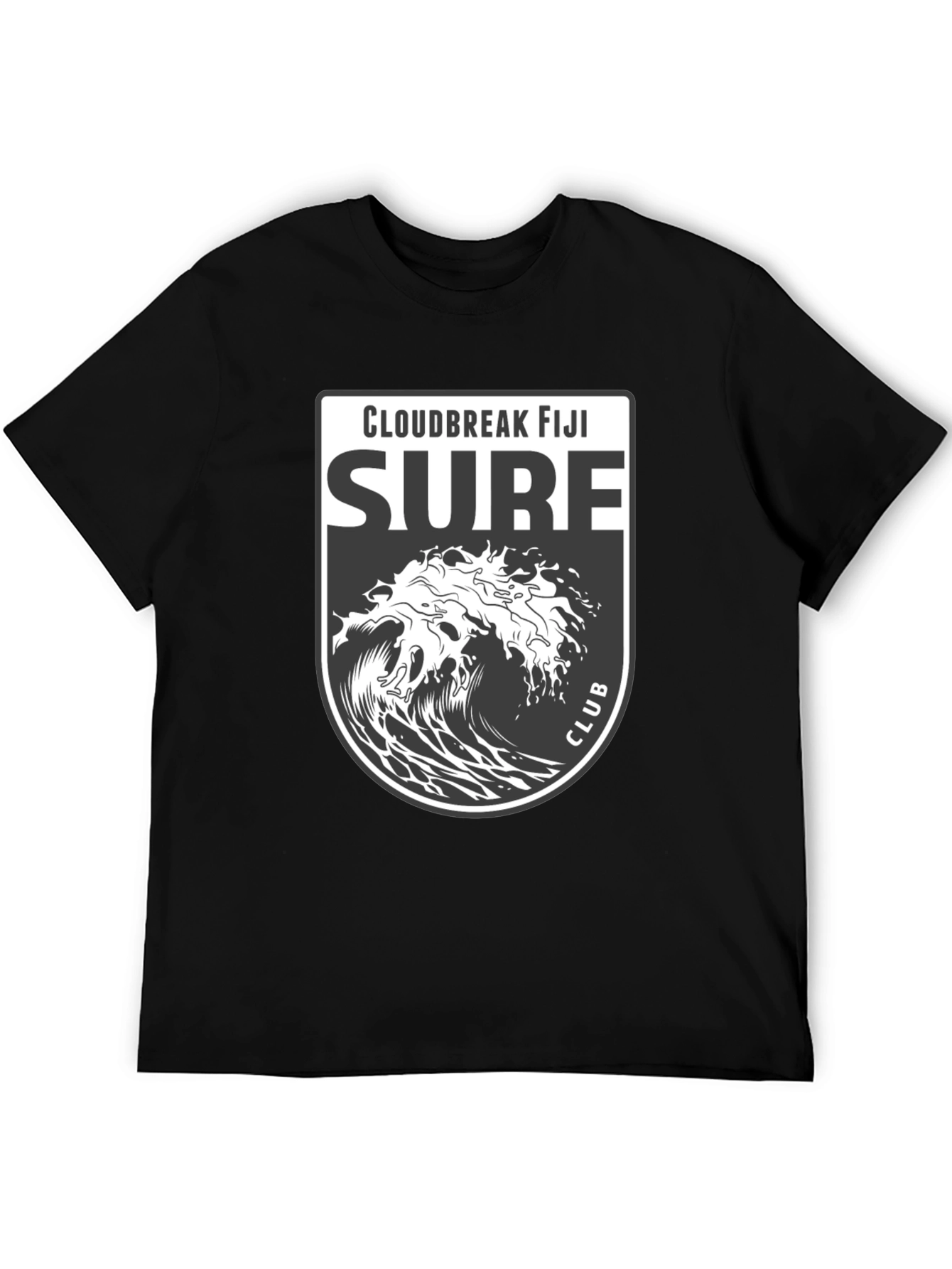 Cloudbreak Fiji Surf Club Black T-Shirt