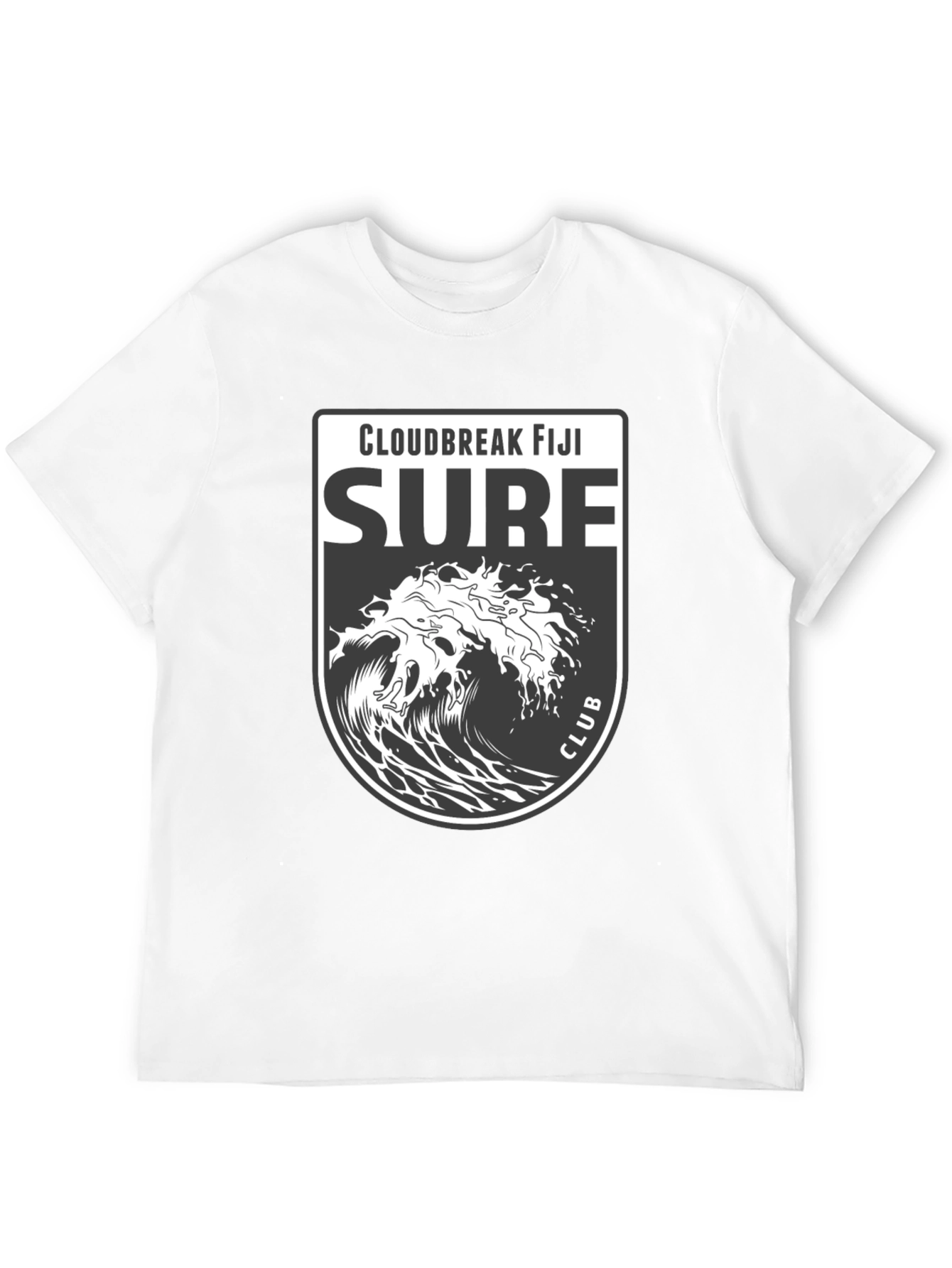 Cloudbreak Fiji Surf Club Black T-Shirt