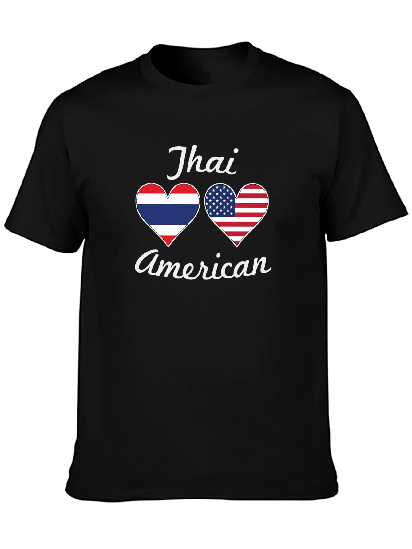 Thai American Heart Flag T-Shirt