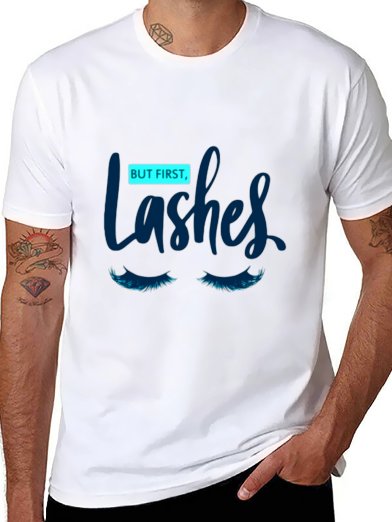 But First Lashes Graphic Tee