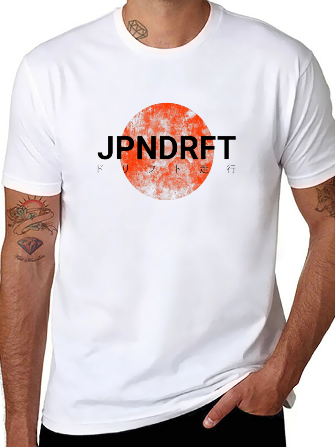 JpnDrft Graphic Tee - Mens Black T-Shirt