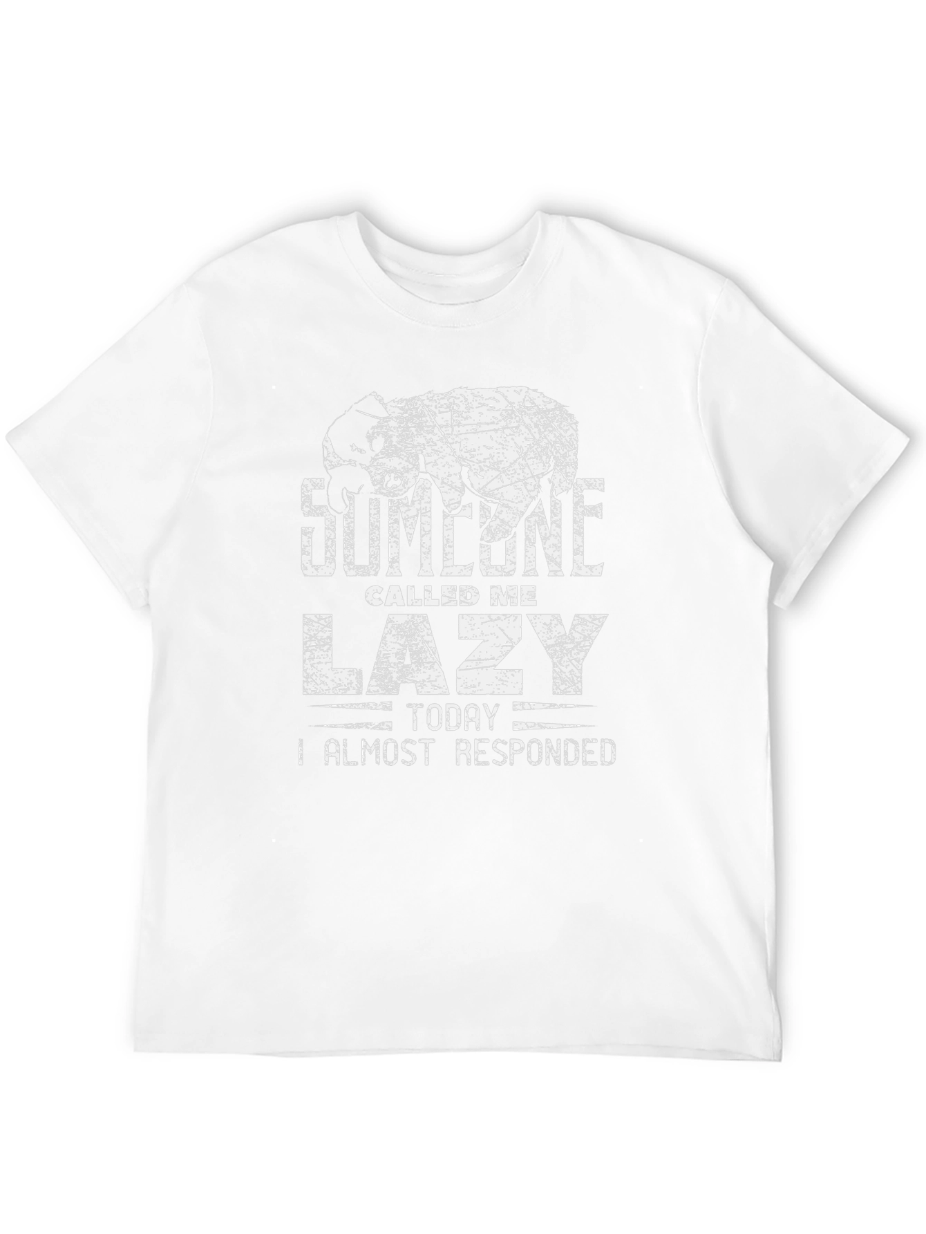 Lazy Bear Graphic Tee - Funny Sarcastic T-Shirt