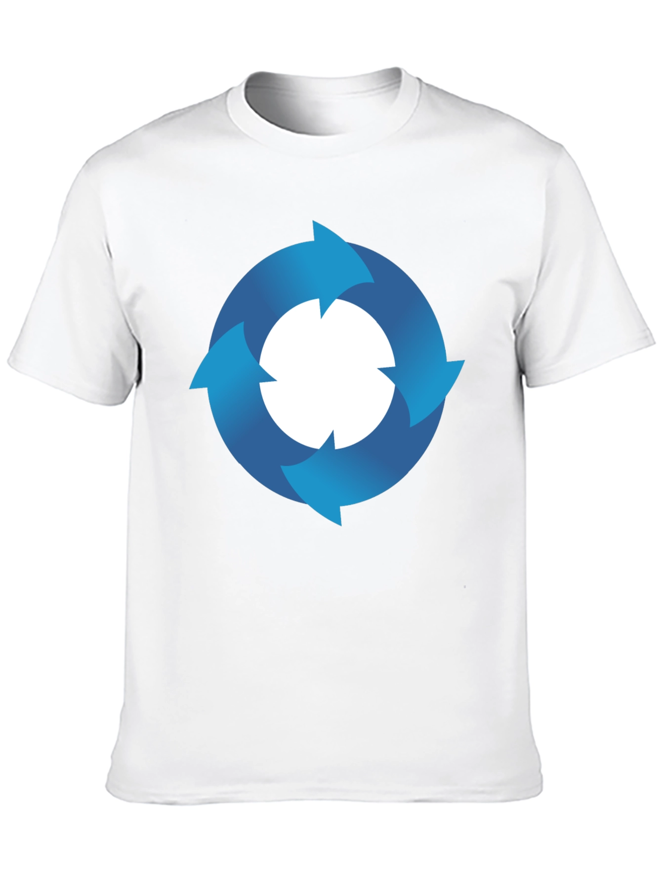 Circular Arrow Graphic T-Shirt - Mens Black Tee