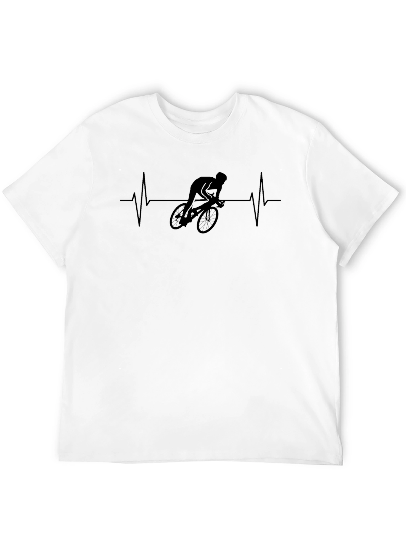 Cyclist Heartbeat Graphic T-Shirt