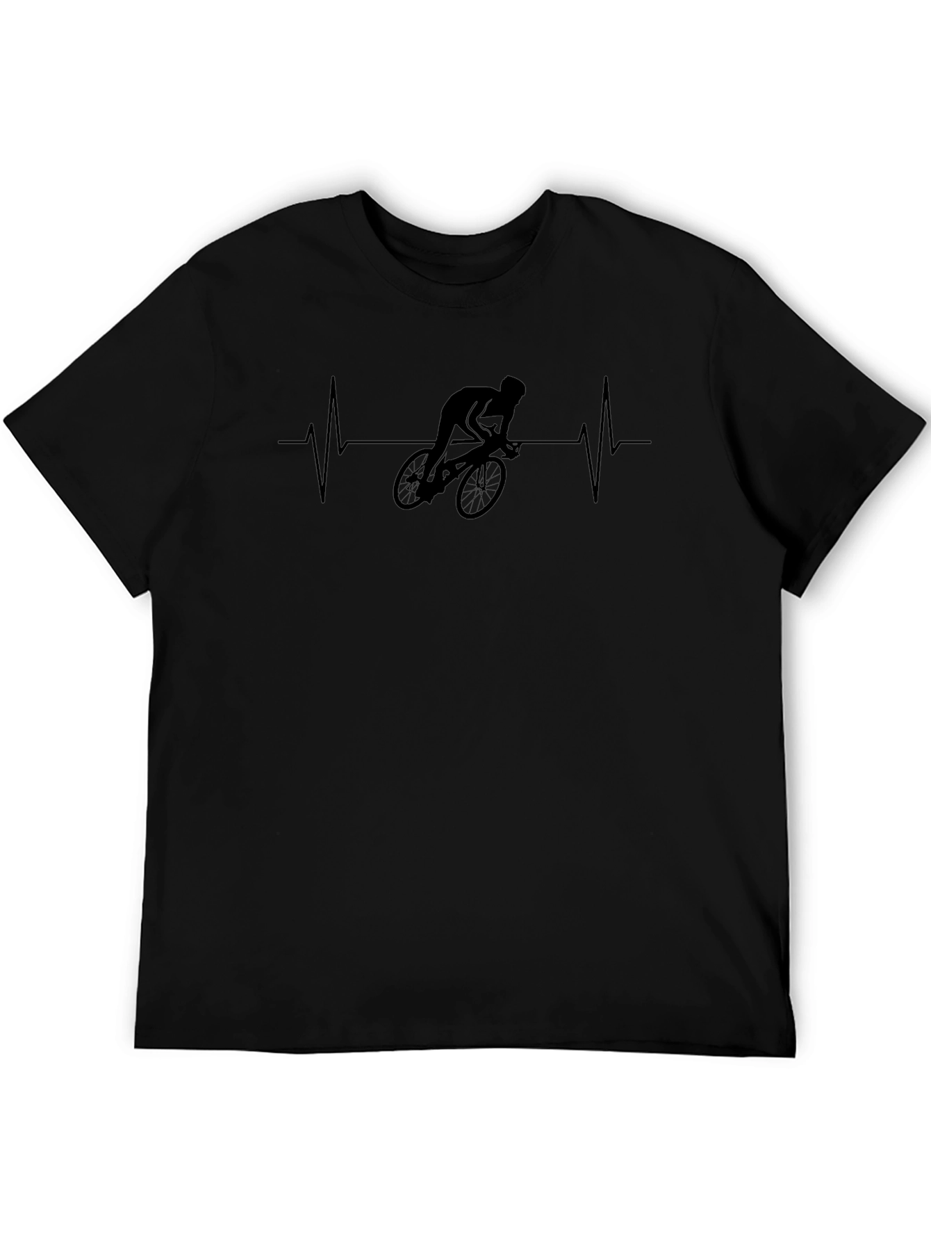 Cyclist Heartbeat Graphic T-Shirt