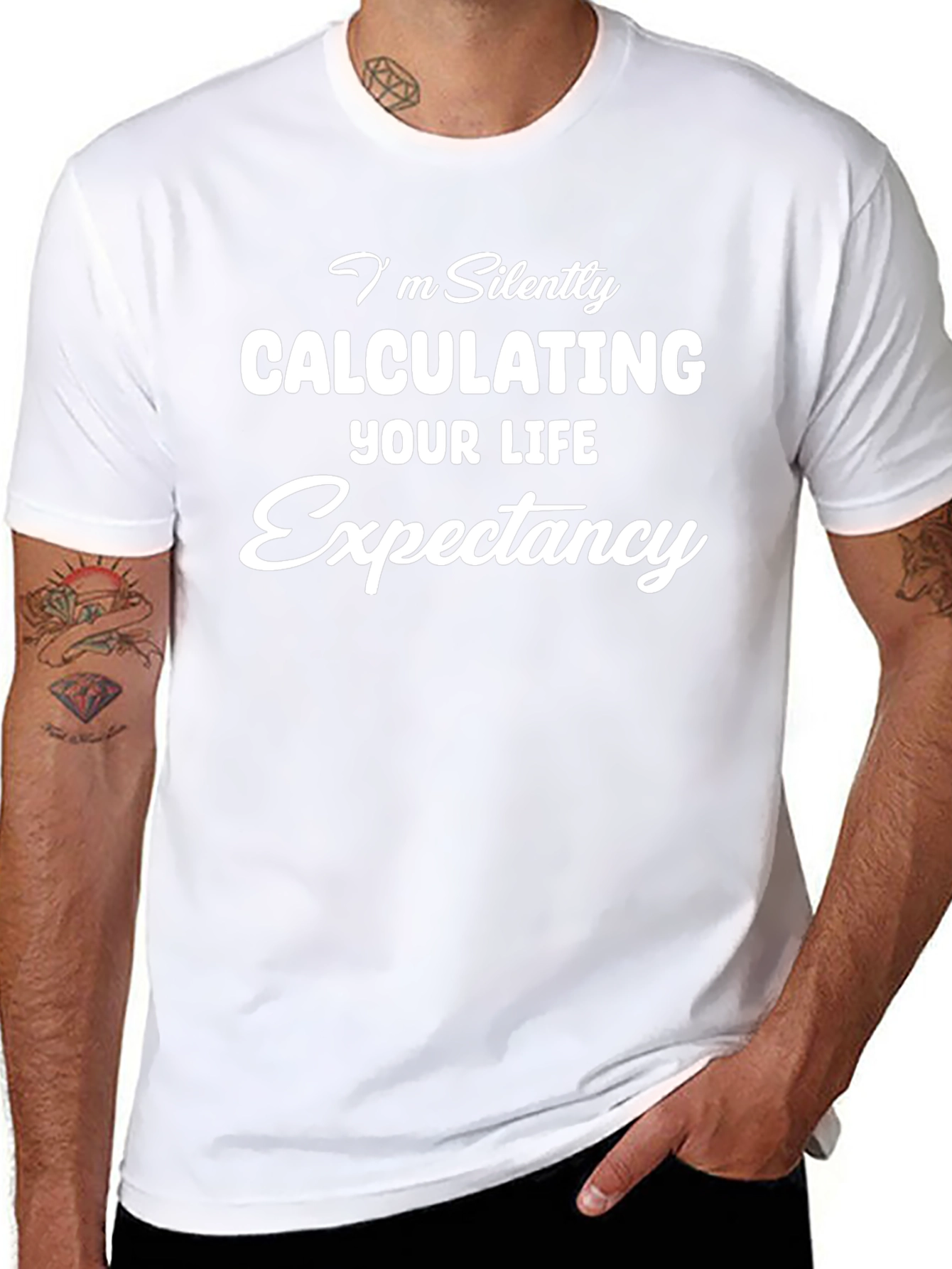 Calculating Your Life Expectancy Novelty T-Shirt