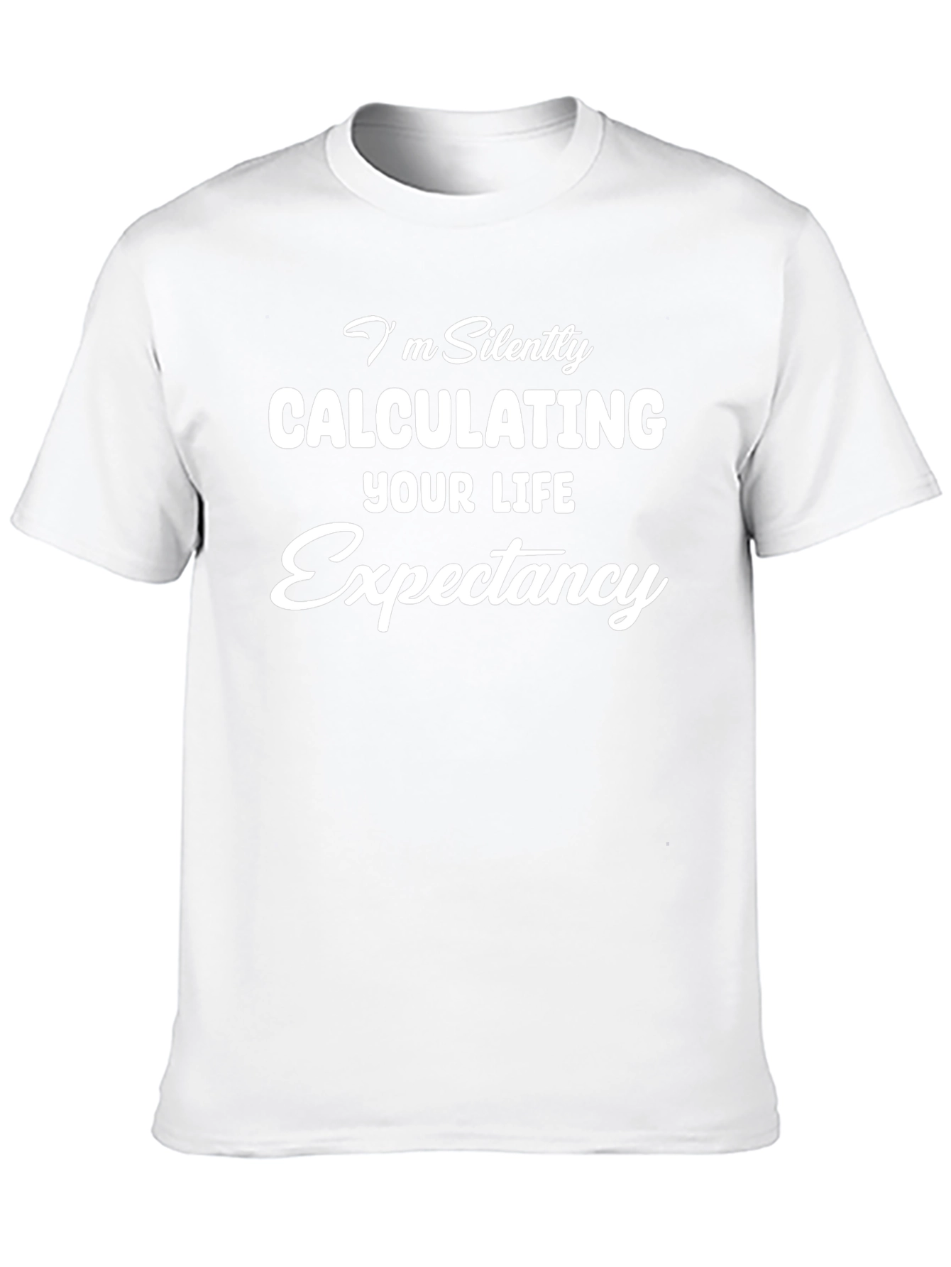 Calculating Your Life Expectancy Novelty T-Shirt