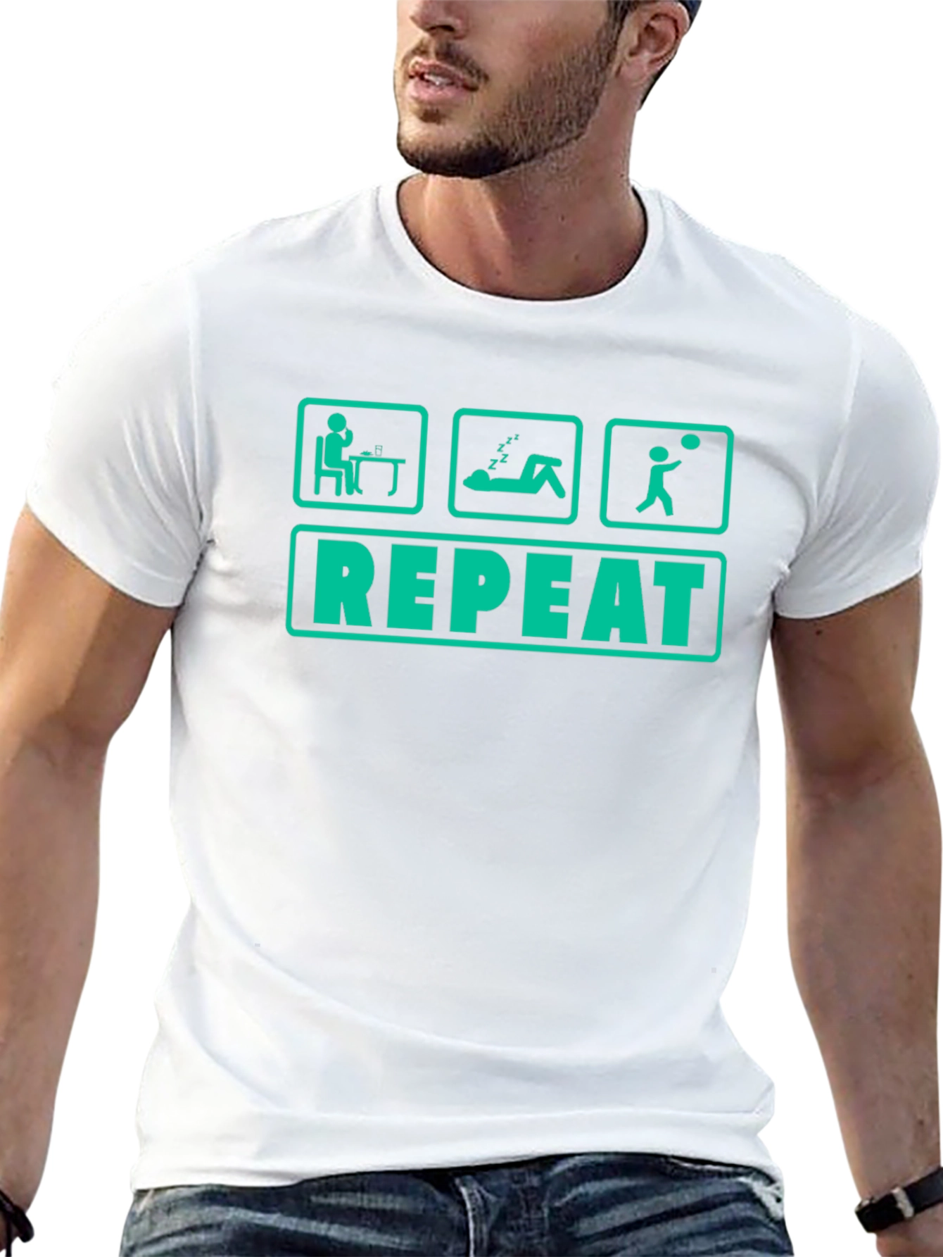 Eat Sleep Bowl Repeat T-Shirt
