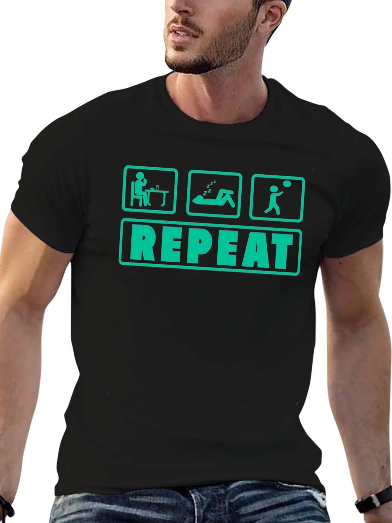 Eat Sleep Bowl Repeat T-Shirt