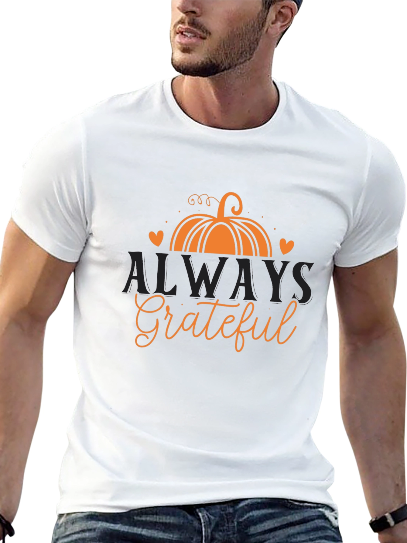 Always Grateful Pumpkin T-Shirt