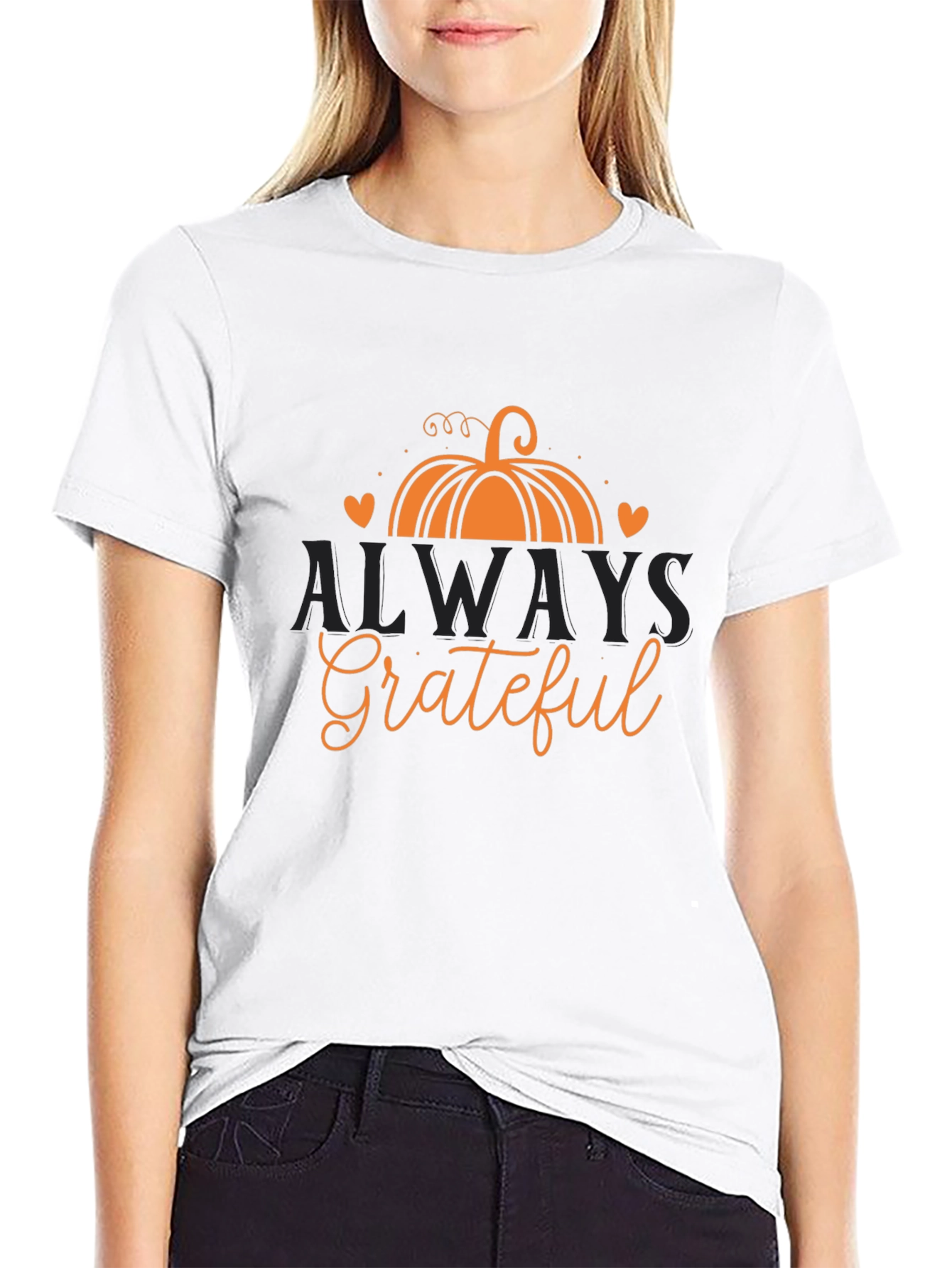 Always Grateful Pumpkin T-Shirt