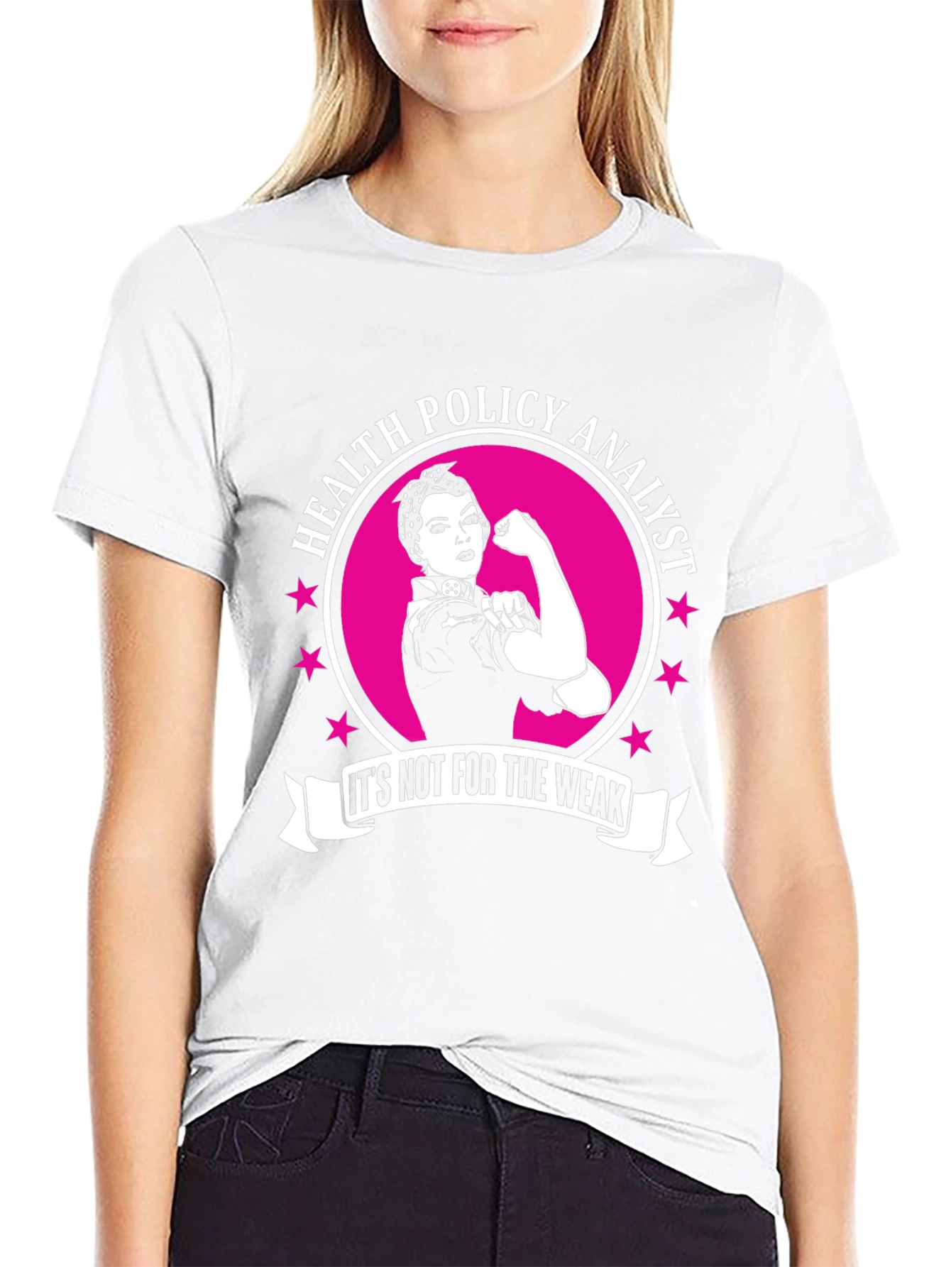 Health Policy Analyst T-Shirt - Rosie the Riveter Style!