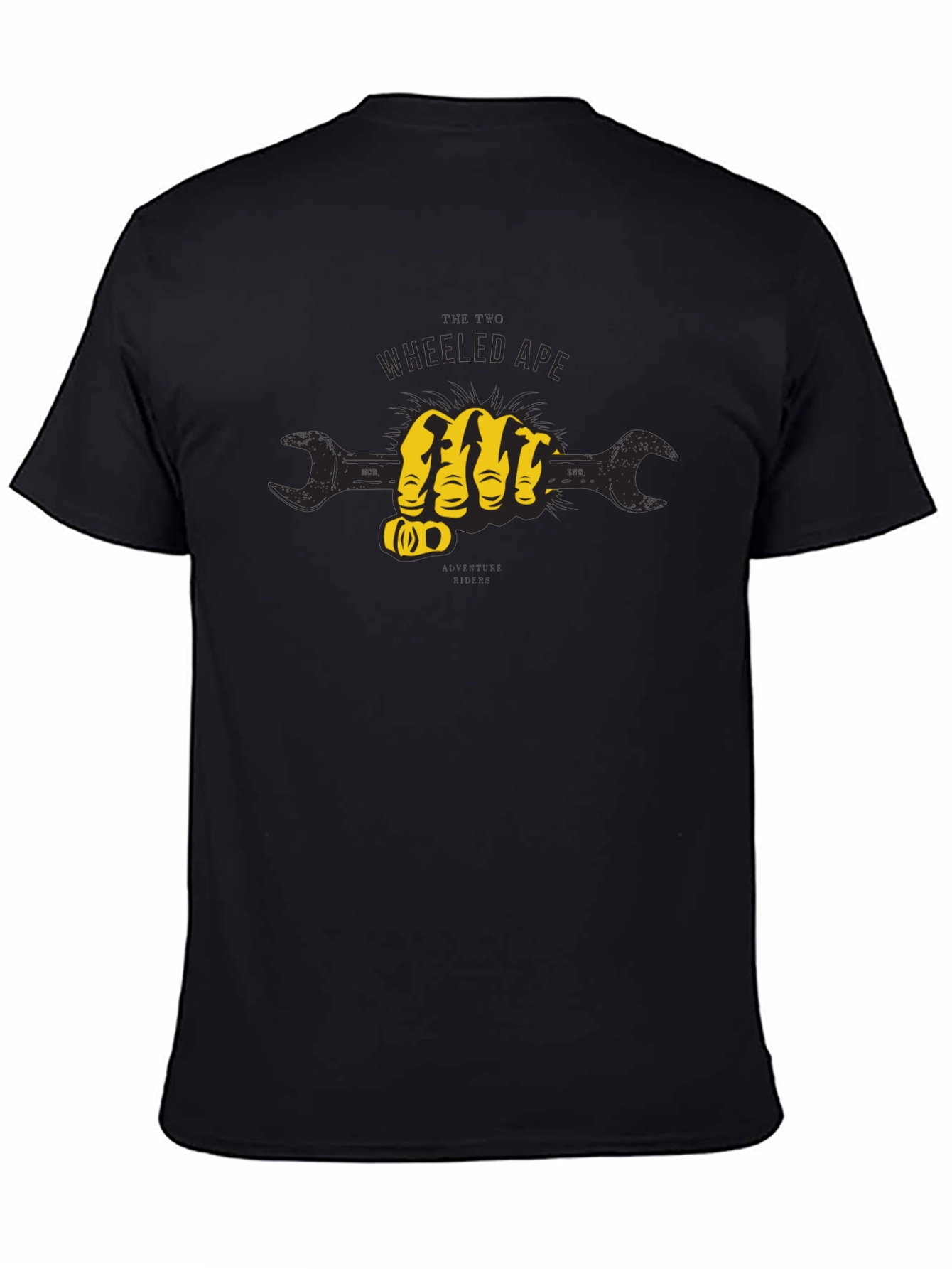 Wheeled Ape Wrench Fist Graphic T-Shirt
