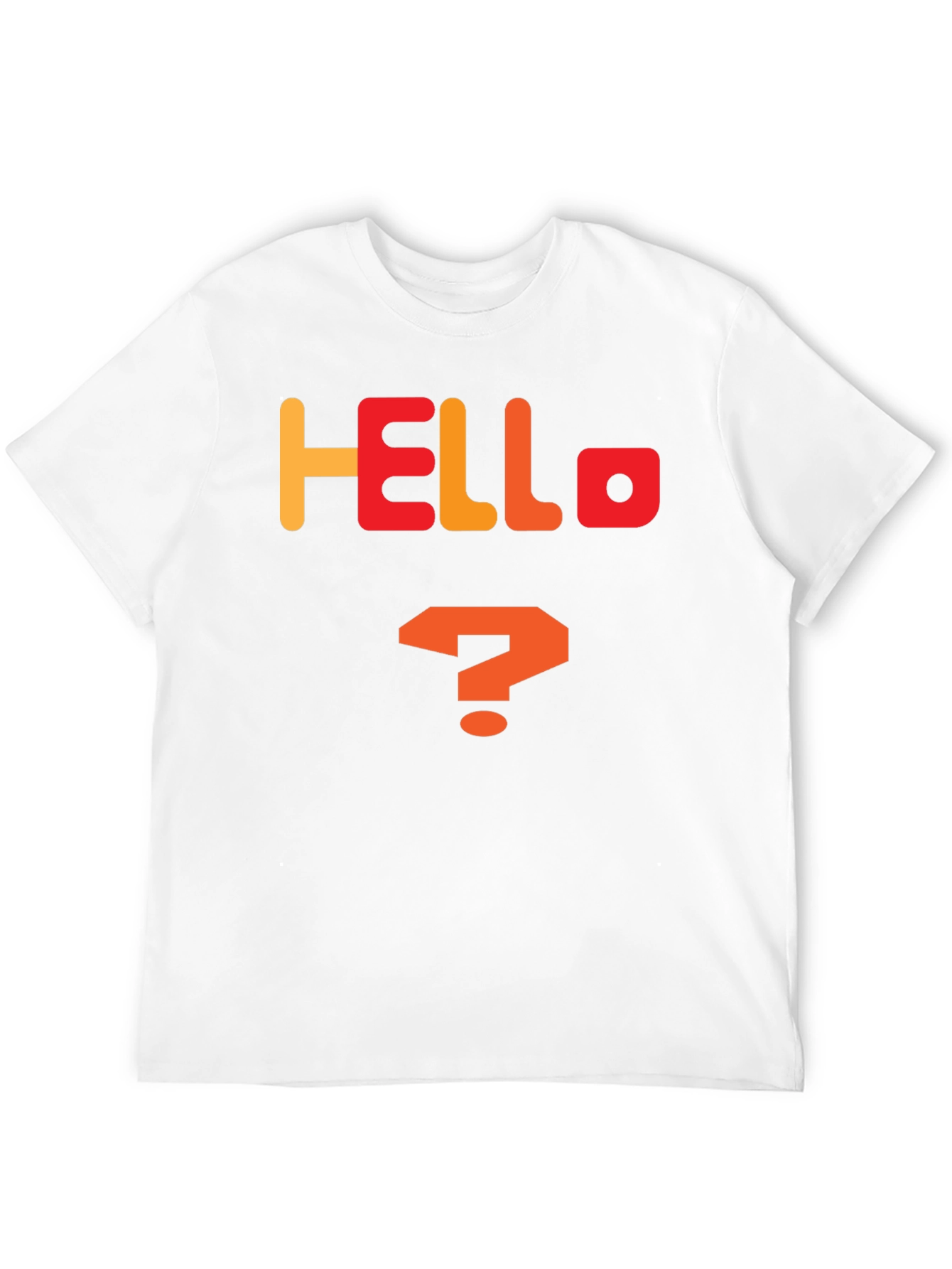 Hello Question Mark Graphic Tee
