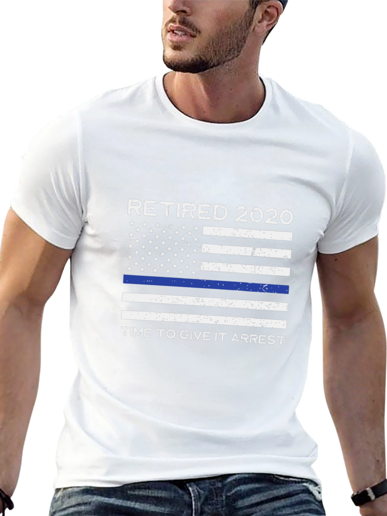 Retired 2020 Thin Blue Line T-Shirt