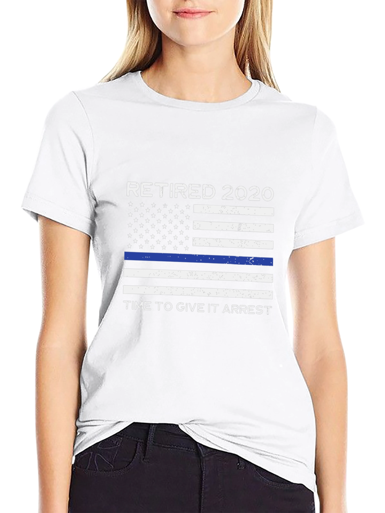 Retired 2020 Thin Blue Line T-Shirt
