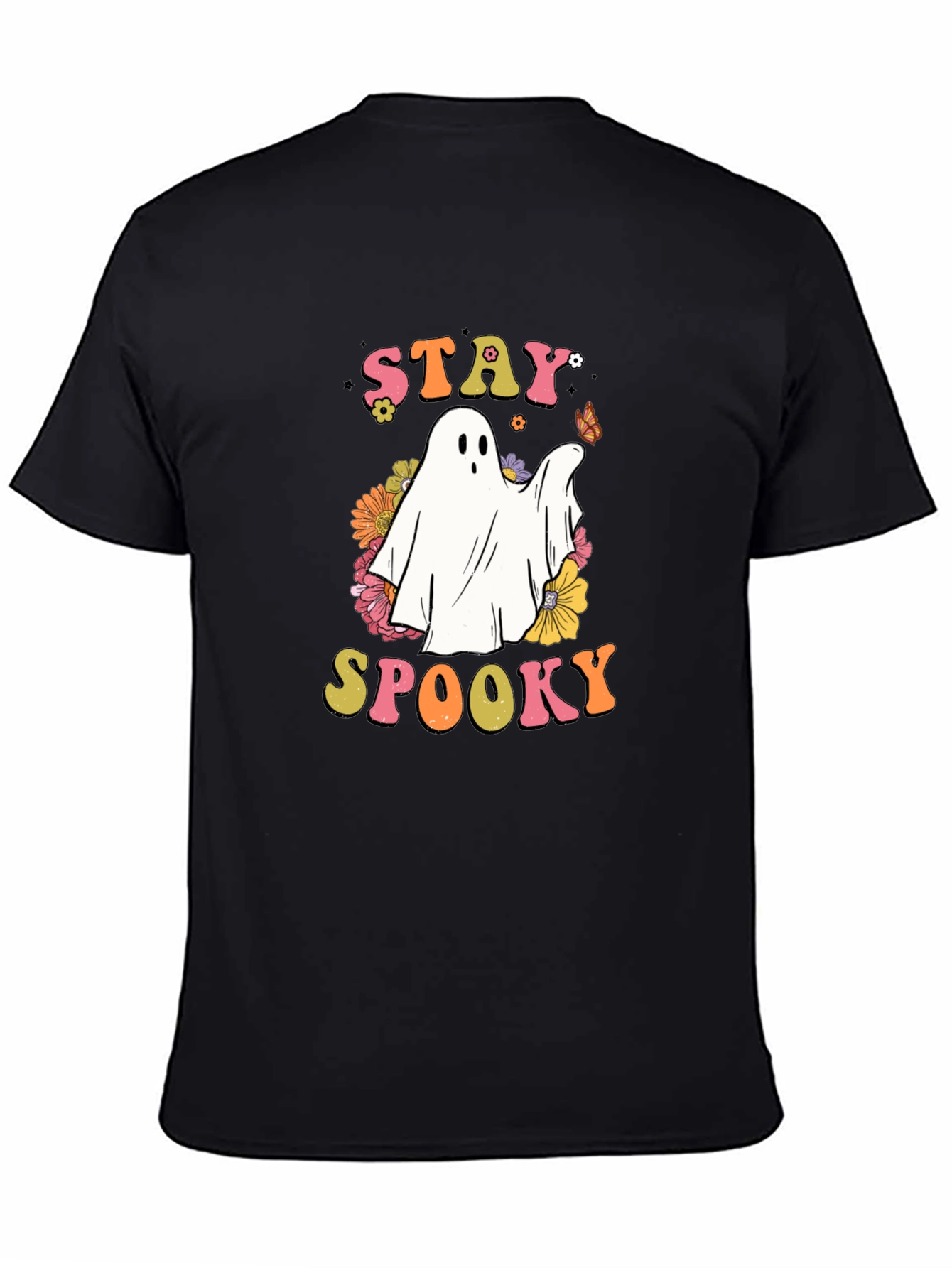 Stay Spooky Ghost Graphic T-Shirt