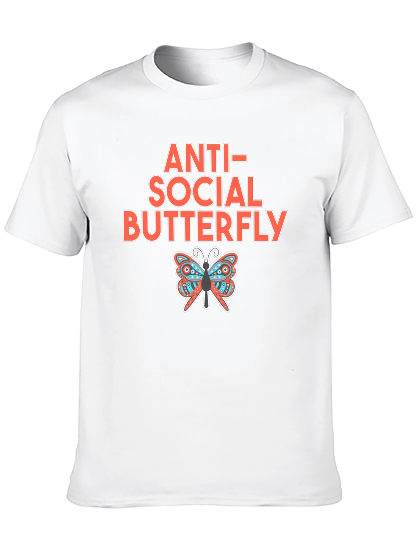 Anti-Social Butterfly Graphic Tee