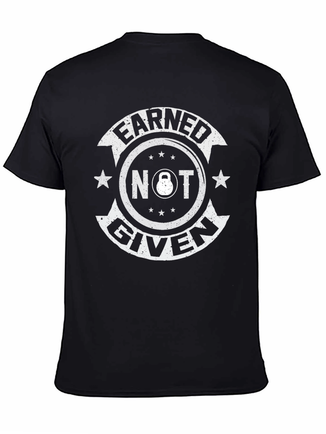Earned Not Given Black T-Shirt