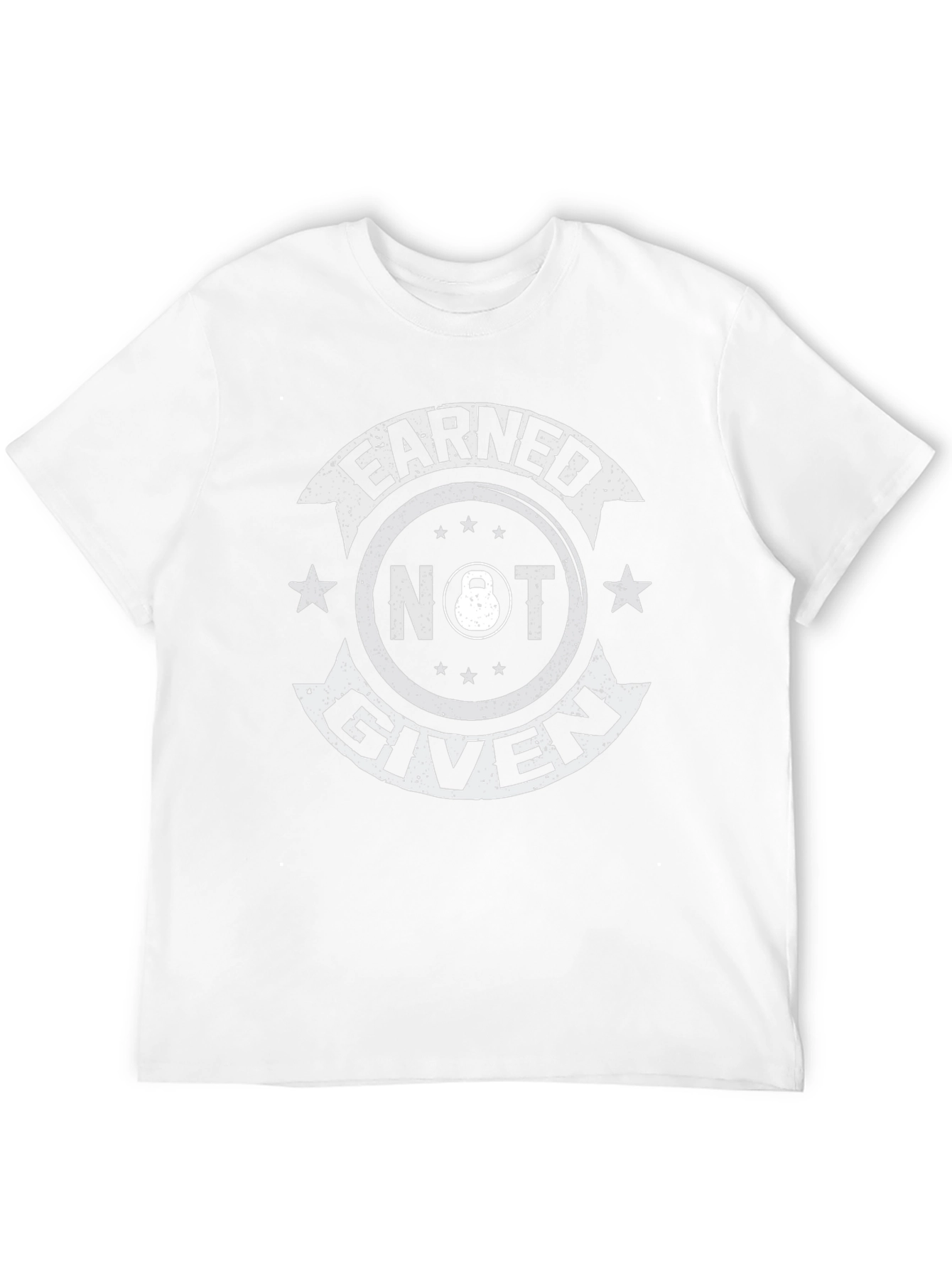 Earned Not Given Black T-Shirt