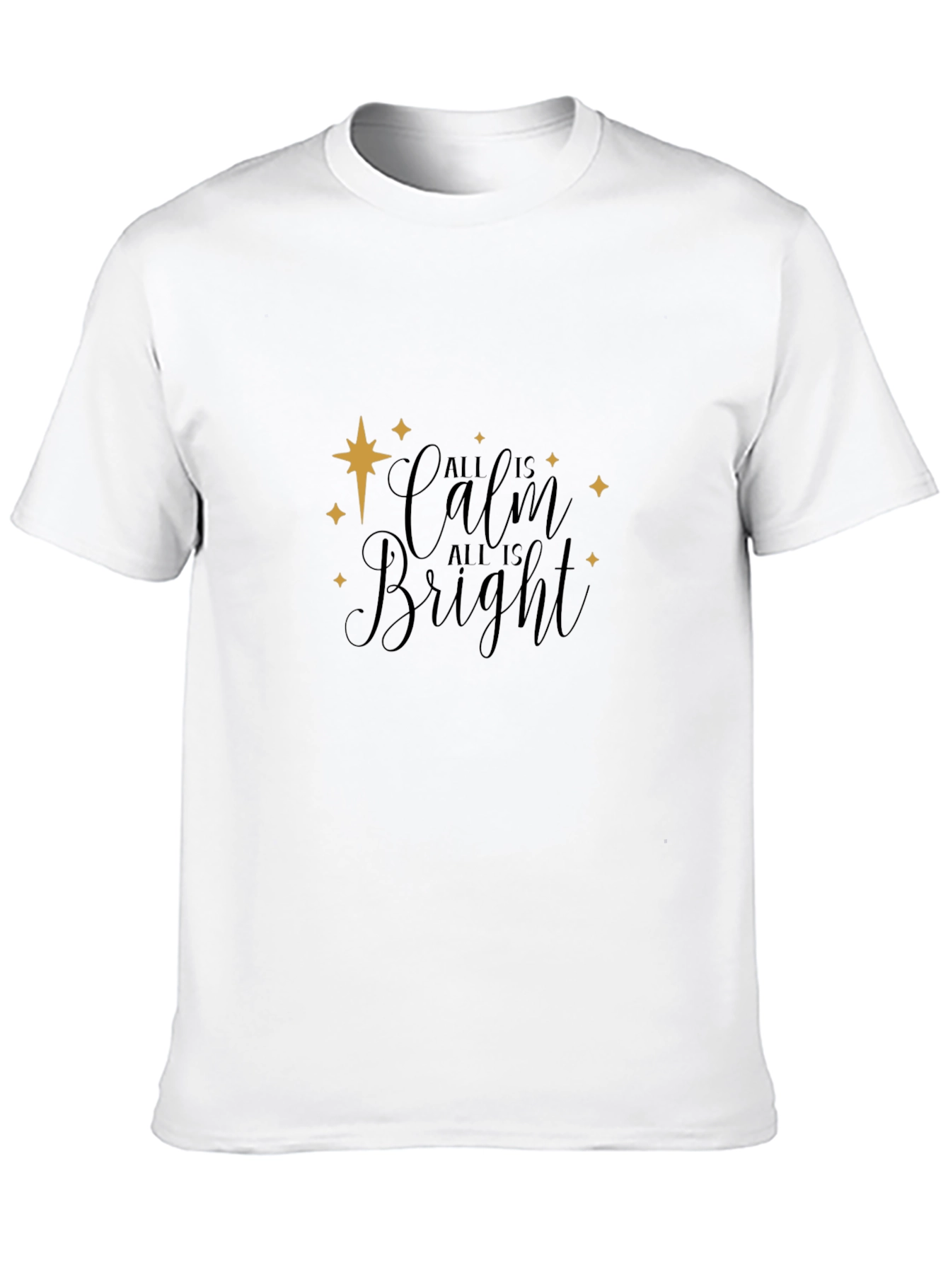 All is Calm Black Graphic Tee