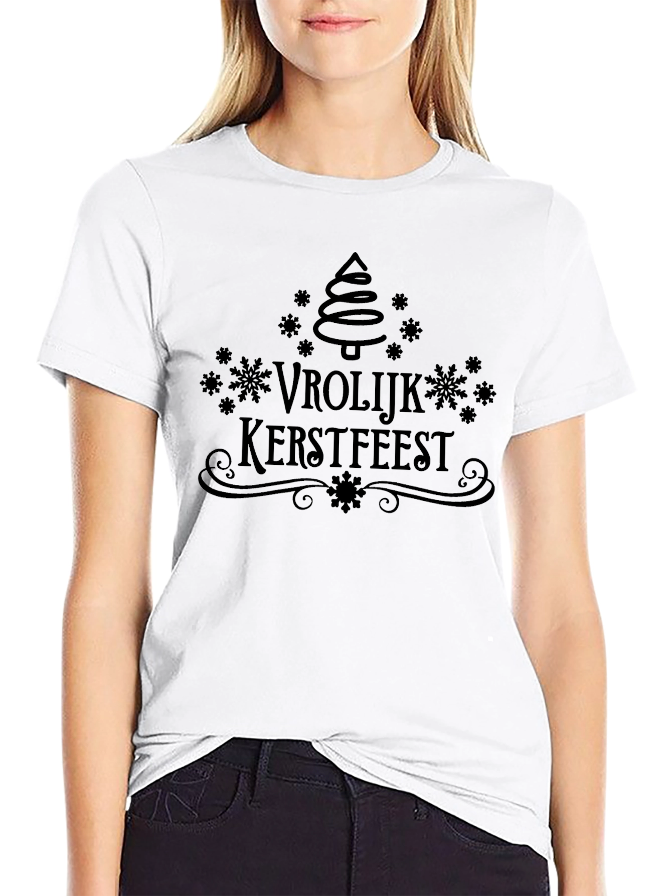 Vrolijk Kerstfeest Christmas T-Shirt - Holiday Tee
