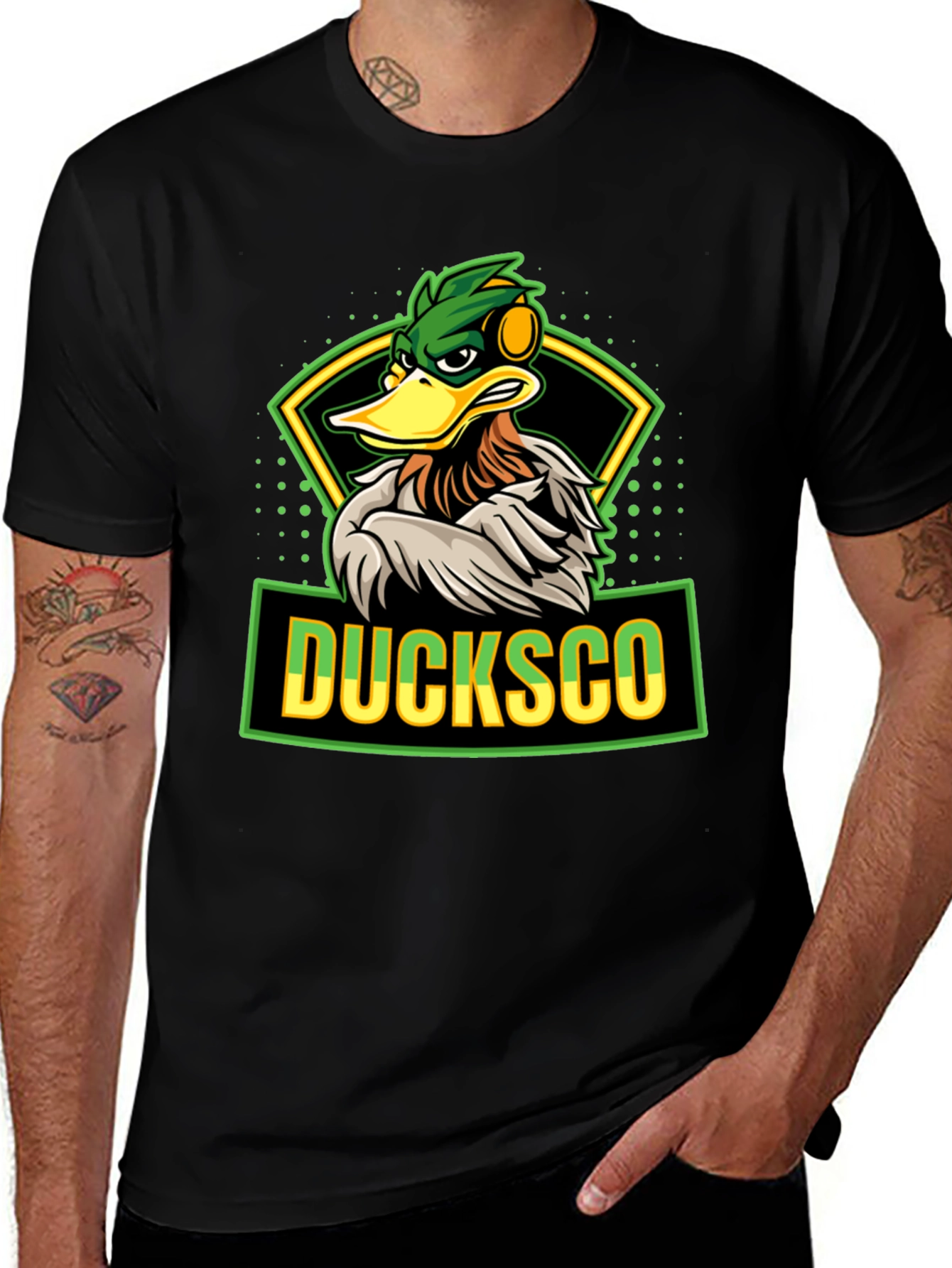 DUCKSCO Graphic T-Shirt - Cool Duck Design