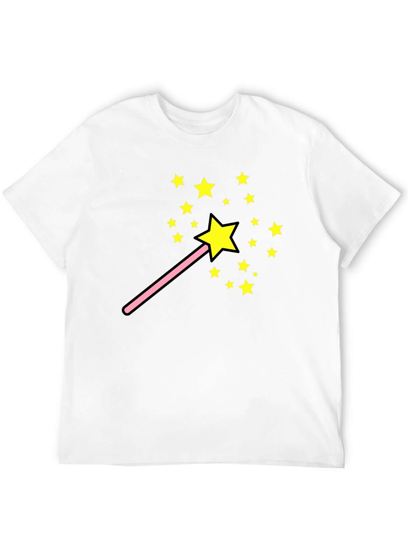 Magic Wand Star T-Shirt - Fun Whimsical Design