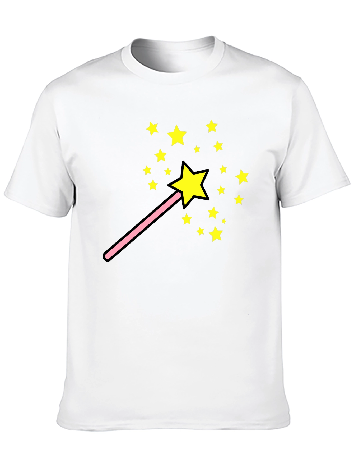 Magic Wand Star T-Shirt - Fun Whimsical Design