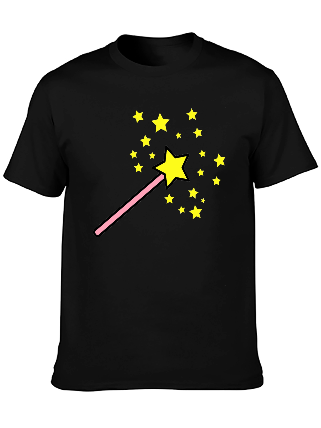 Magic Wand Star T-Shirt - Fun Whimsical Design
