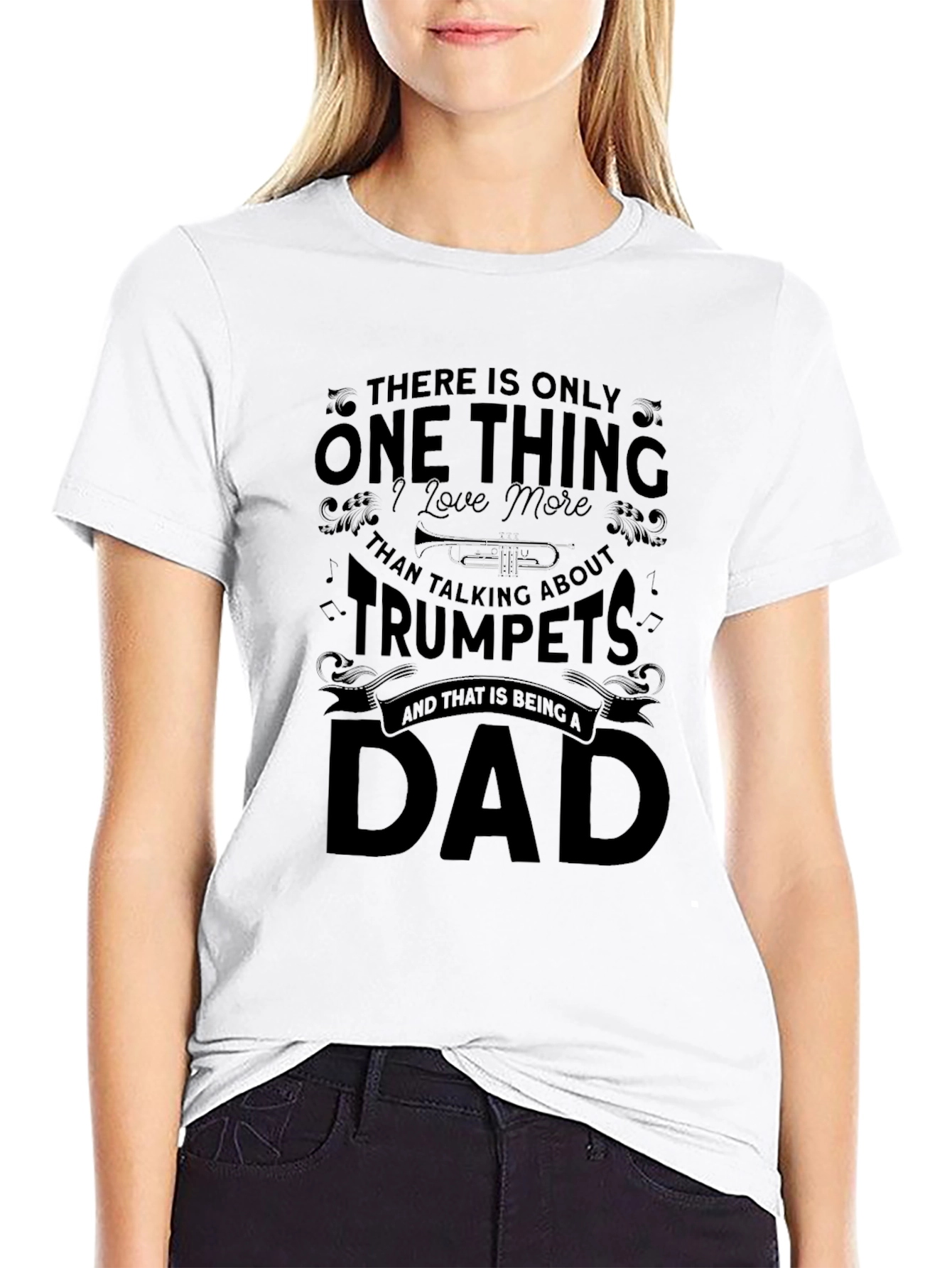 Trumpet Dad T-Shirt - Gift for Musician Father