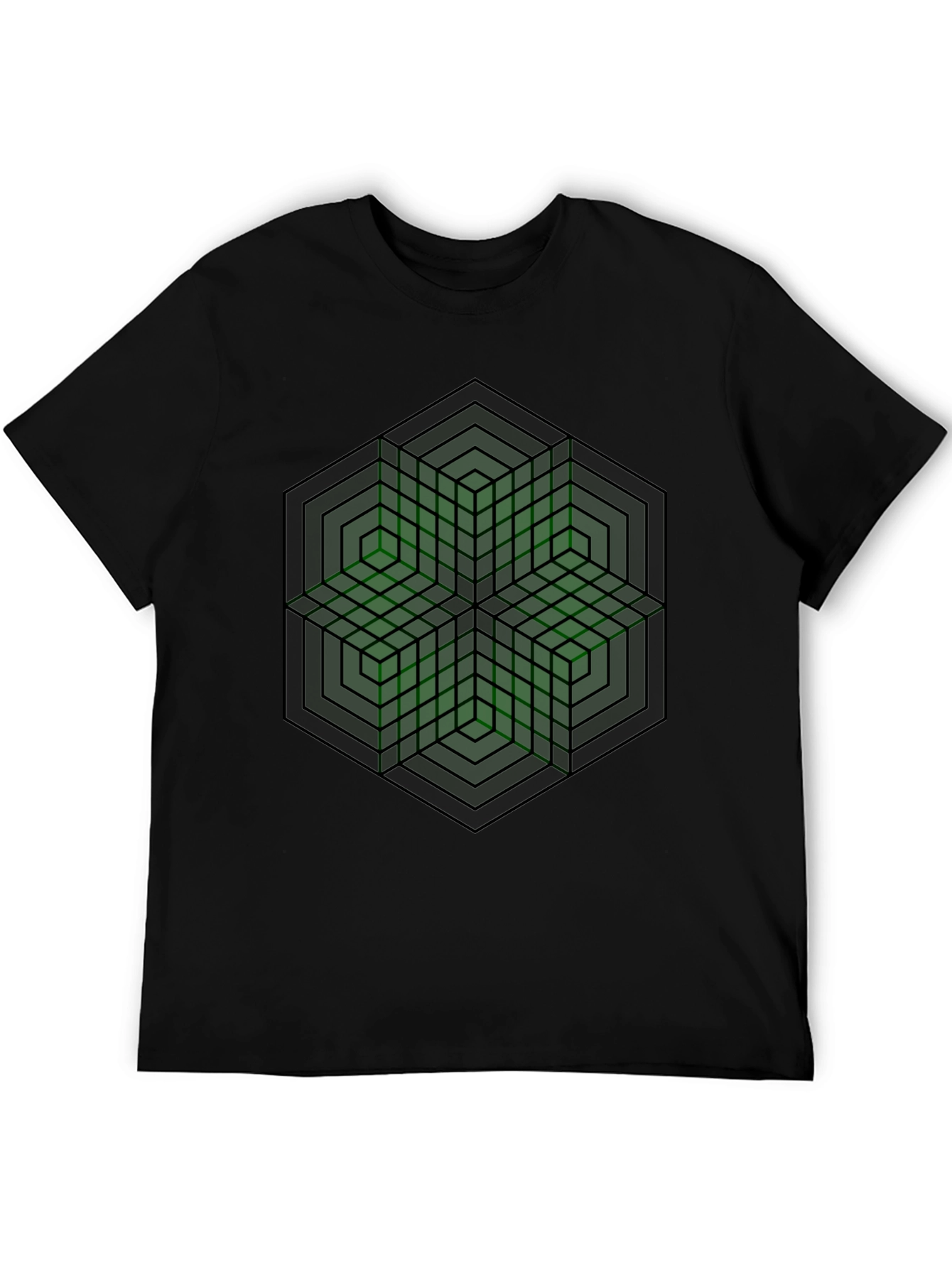 Geometric Illusion T-Shirt