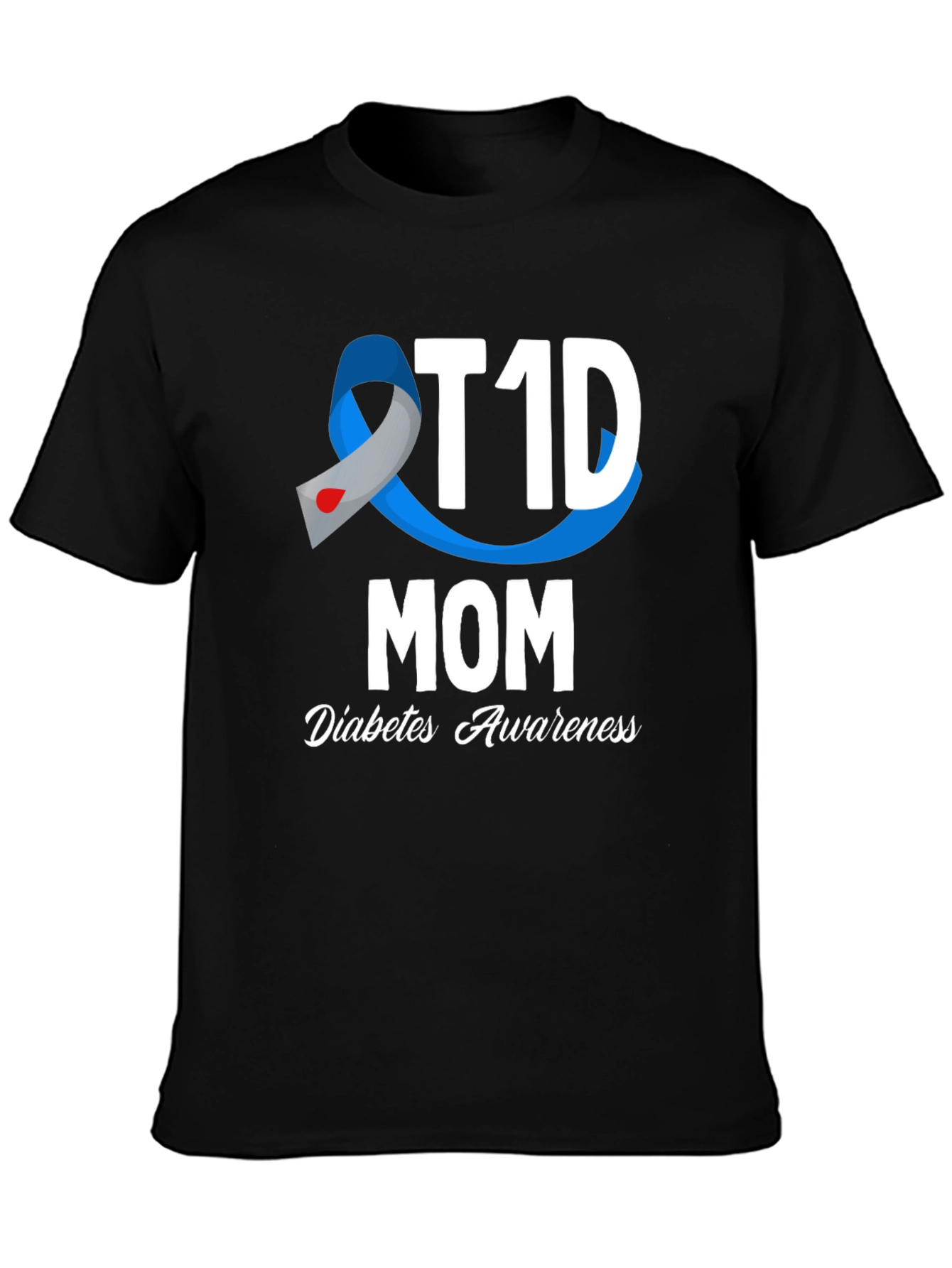 T1D Mom Diabetes Awareness Graphic Tee
