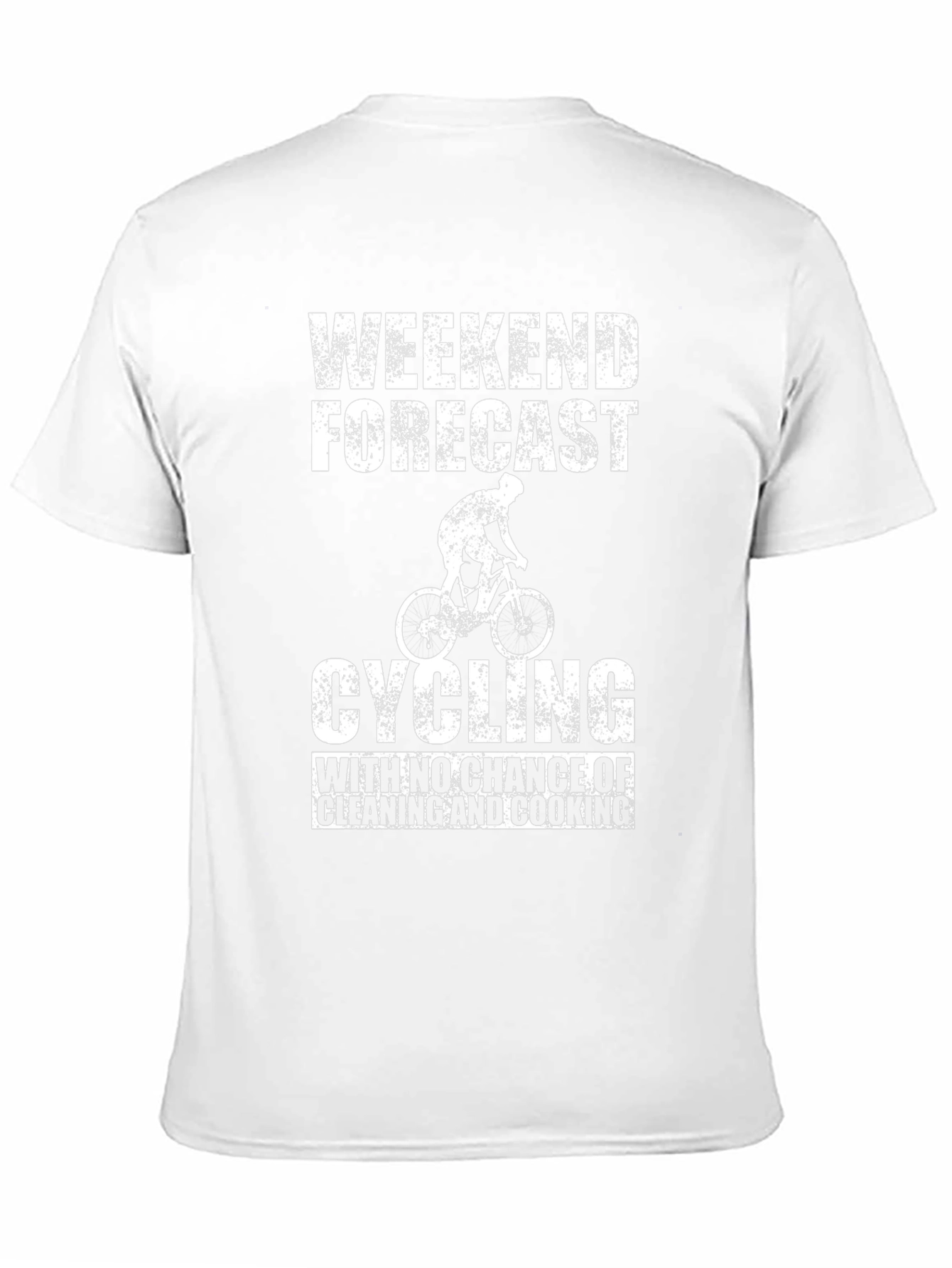 Weekend Cycling Forecast Graphic T-Shirt