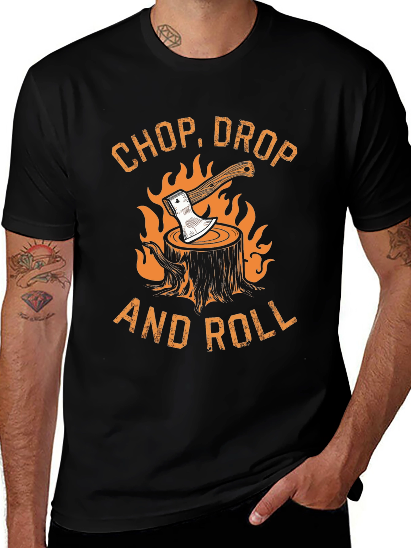 Chop Drop and Roll Graphic Tee