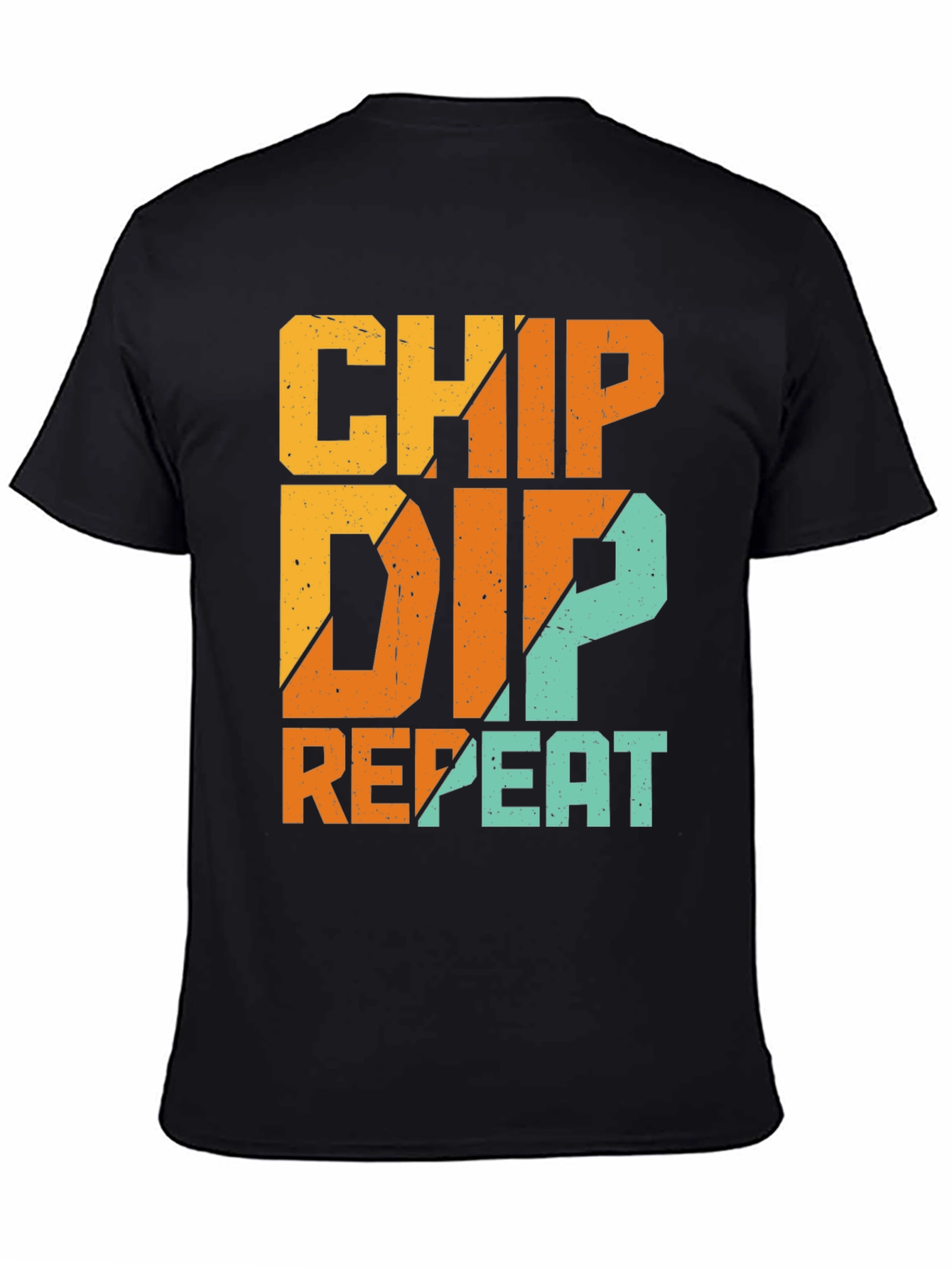 Chip Dip Repeat T-Shirt - Funny Foodie Tee